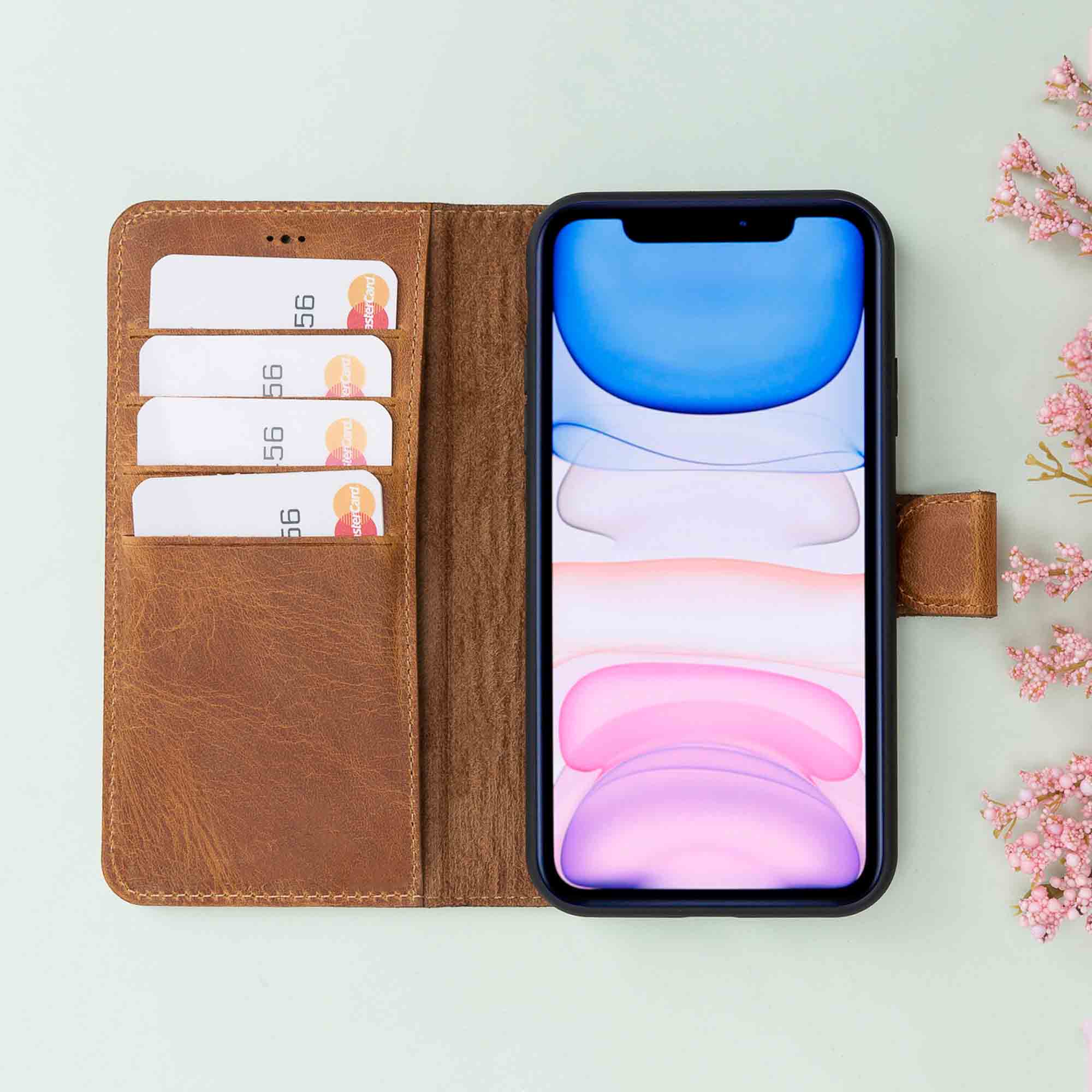 Magic Magnetic Detachable Leather Wallet Case for iPhone 11 (6.1
