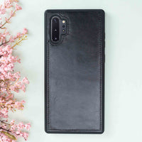 Magic Magnetic Detachable Leather Wallet Case for Samsung Galaxy Note 10 Plus / Note 10 Plus 5G - BLACK - saracleather