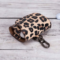 Mai Magnet Leather Case for AirPods Pro - LEOPARD PATTERNED - saracleather