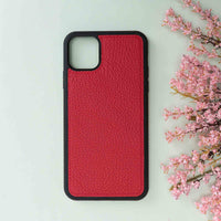 Magic Magnetic Detachable Leather Wallet Case for iPhone 11 (6.1") - RED - saracleather