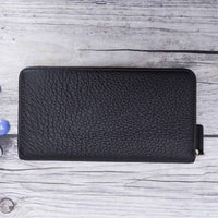 Seville Women's Leather Wallet - BLACK - saracleather