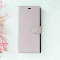 Magic Magnetic Detachable Leather Wallet Case for Samsung Galaxy Note 10 Plus / Note 10 Plus 5G - GRAY - saracleather