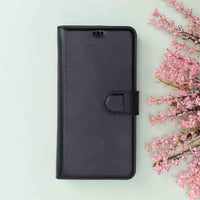 Magic Magnetic Detachable Leather Wallet Case for iPhone 11 Pro (5.8") - BLACK - saracleather