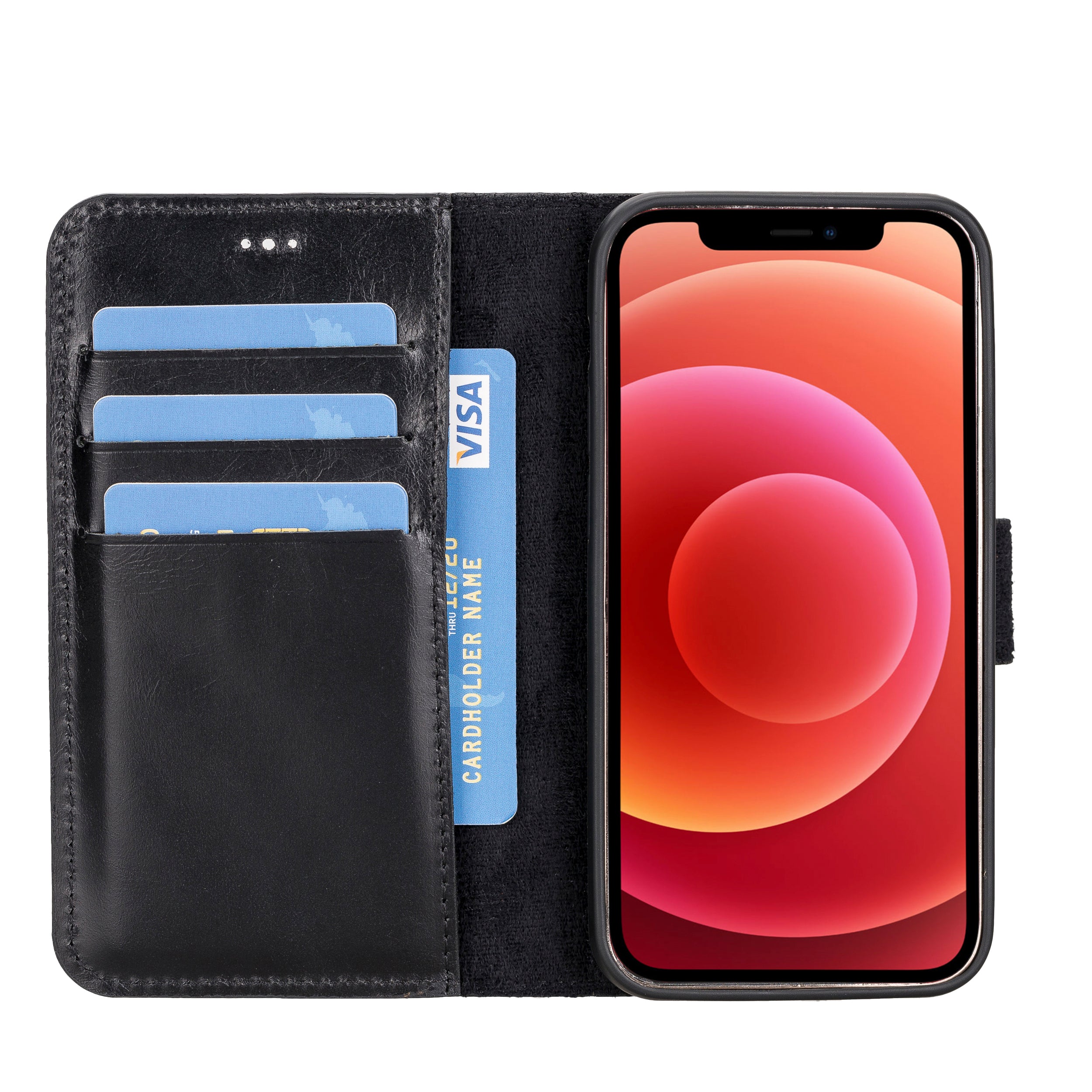 Magic Magnetic Detachable Leather Wallet Case for iPhone 12 Mini (5.4