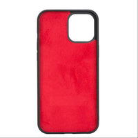 Liluri Magnetic Detachable Leather Wallet Case for iPhone 12 Pro Max (6.7") - RED - saracleather