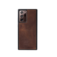 Magic Magnetic Detachable Leather Wallet Case for Samsung Galaxy Note 20 Ultra / Note 20 Ultra 5G (6.9") - BROWN - saracleather