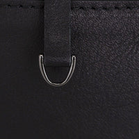 Apollo Leather Laptop Bag 13 Inch - BLACK - saracleather