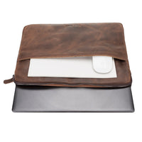 Awe Leather Case for Apple iPad Pro 9.7" / 10.5" / 11" - BROWN - saracleather