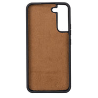 Magic Magnetic Detachable Leather RFID Blocker Wallet Case for Samsung Galaxy S22 (6.1") - EFFECT BROWN