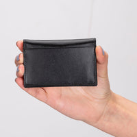 Andy Leather Business / Credit Card Holder - BLACK
