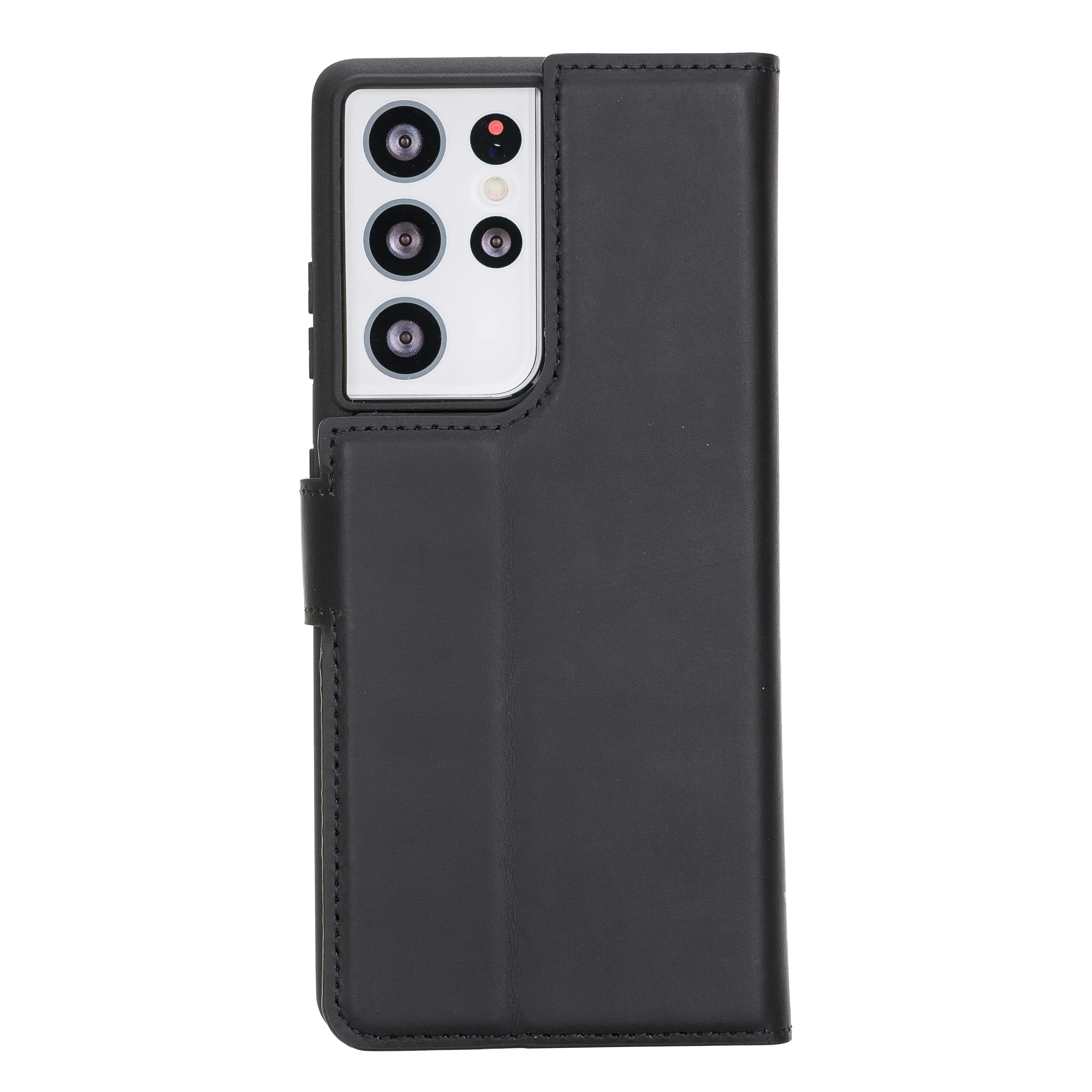 Liluri Samsung Galaxy S21 Ultra Detachable Genuine Leather Wallet Case