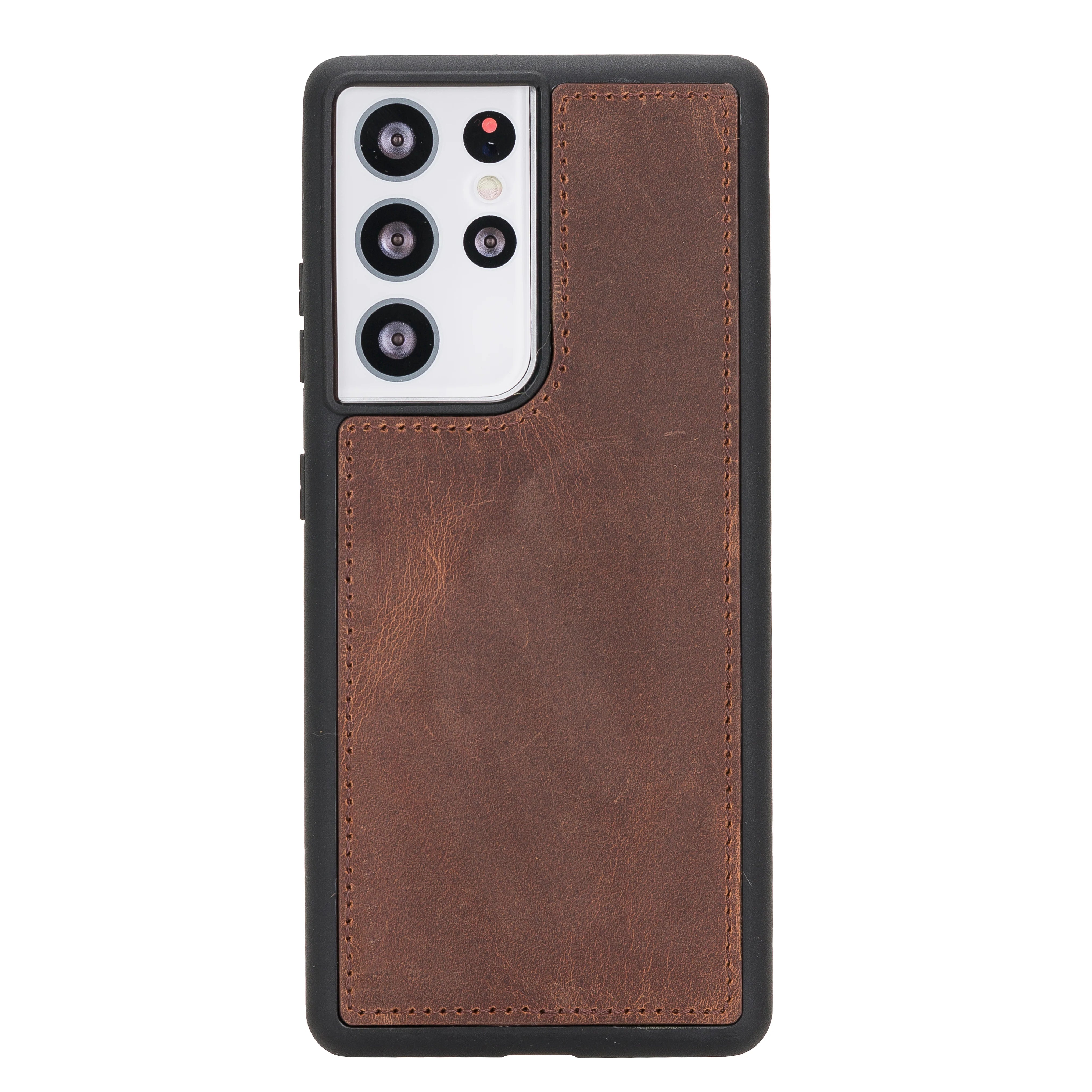Liluri Samsung Galaxy S21 Ultra Detachable Genuine Leather Wallet Case