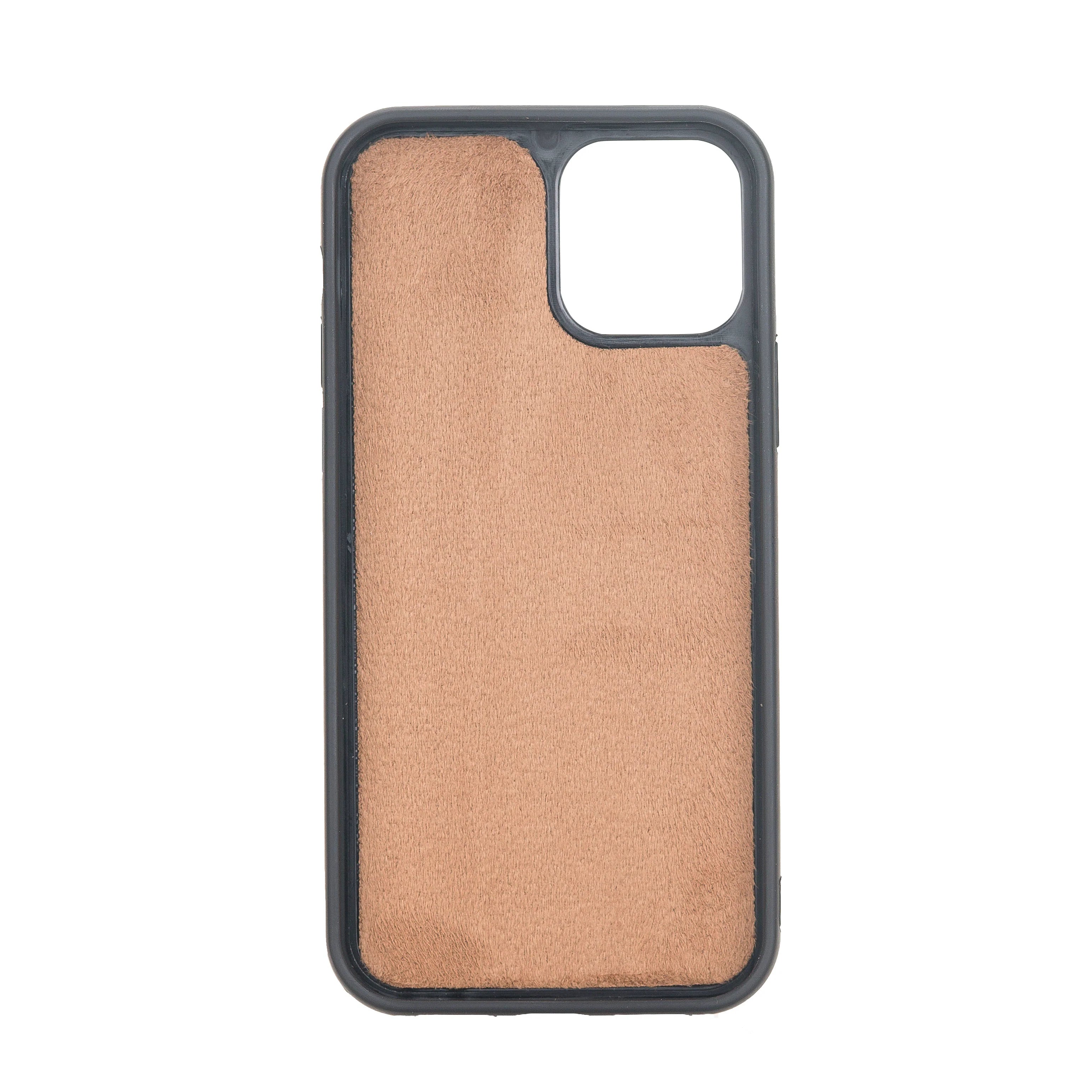 Santa iPhone 12 Mini Genuine Leather Detachable Wallet Case