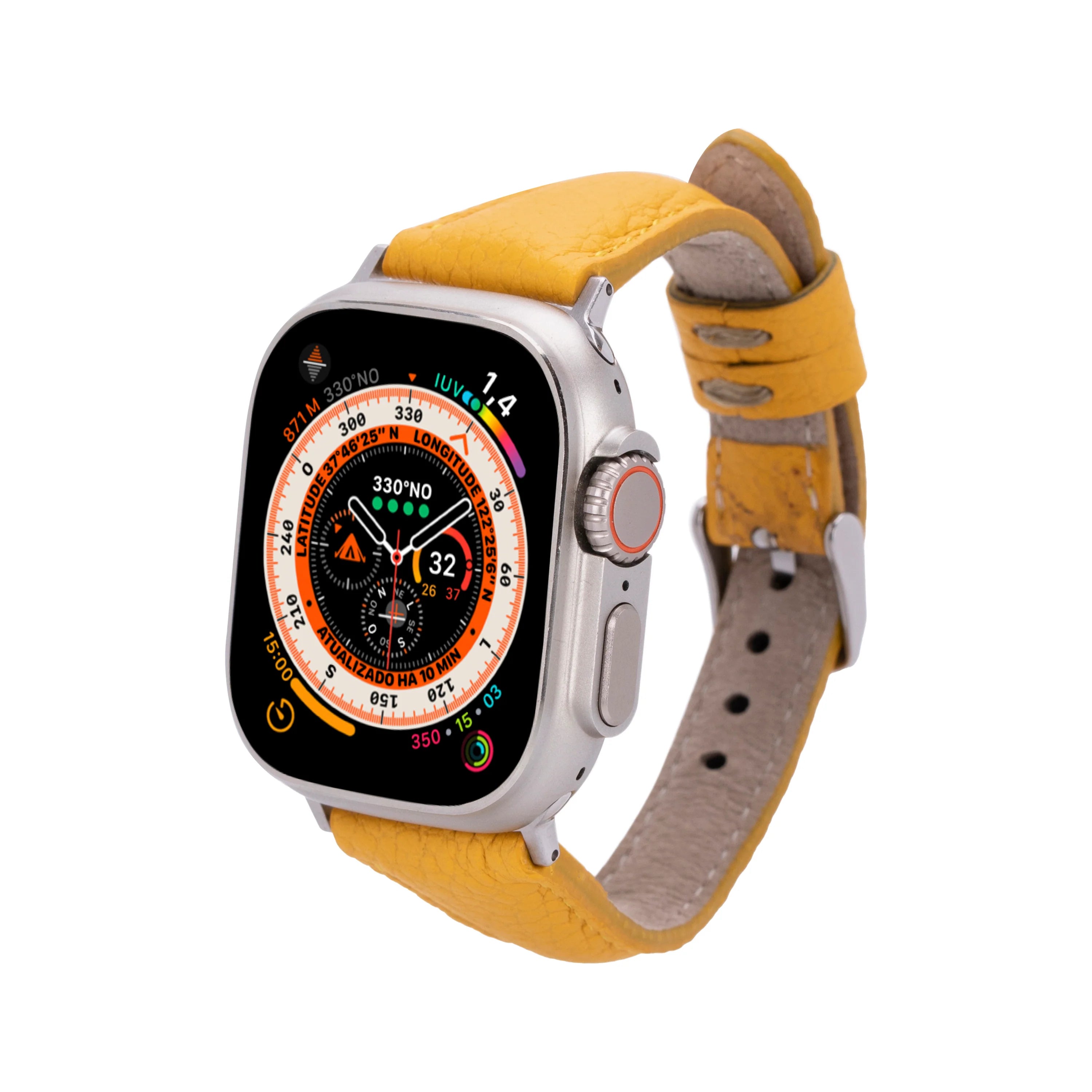 Slim Genuine Leather Apple Watch Band