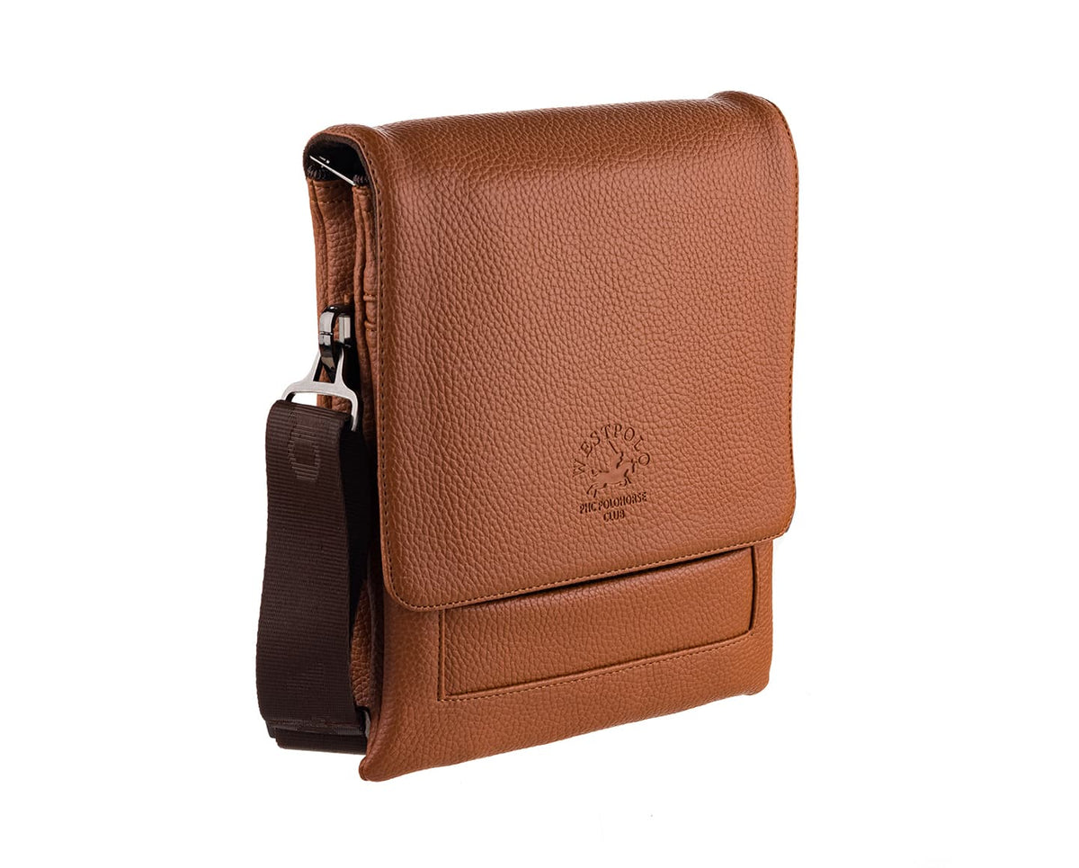 PU Leather Messenger Bag, 4003