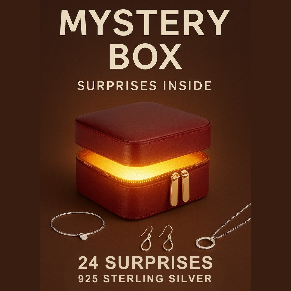 Mystery Box, 24 surprise pieces of 925 Sterling Silver jewelry