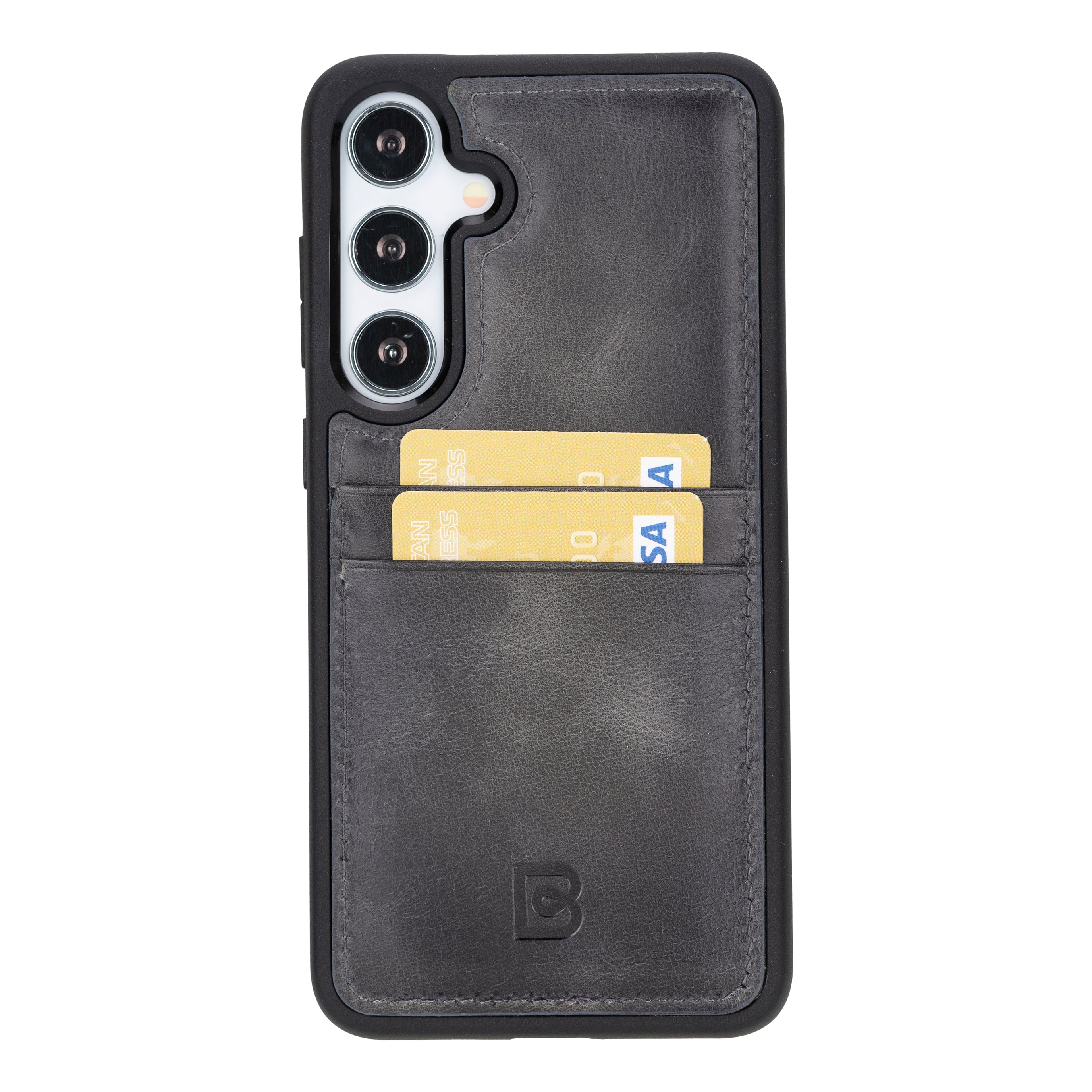Flex Cover Leather Samsung Galaxy S24 Ultra Case with Card Holder
