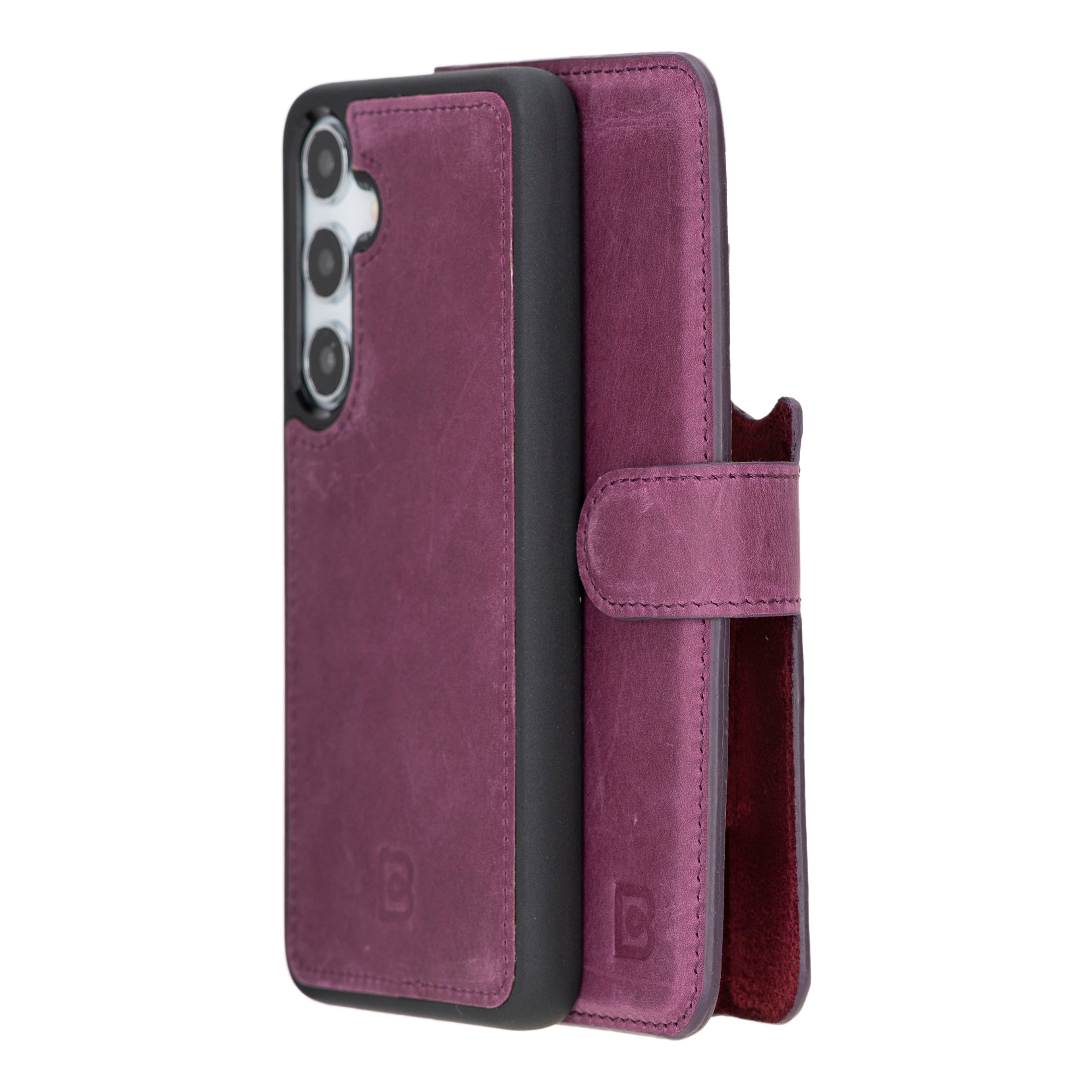 Magic Samsung Galaxy S24 Ultra Detachable Leather Wallet Case