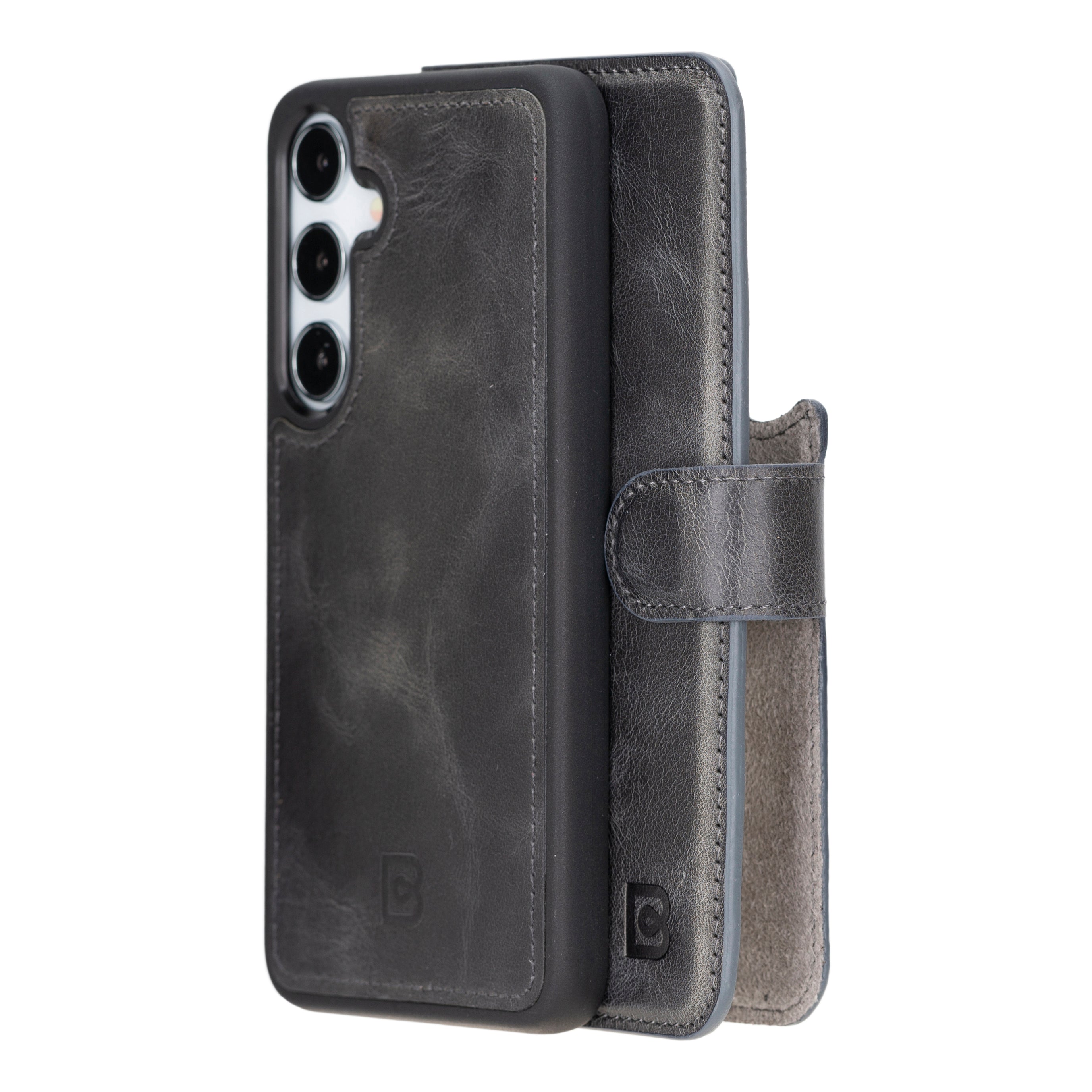 Magic Samsung Galaxy S24 Ultra Detachable Leather Wallet Case