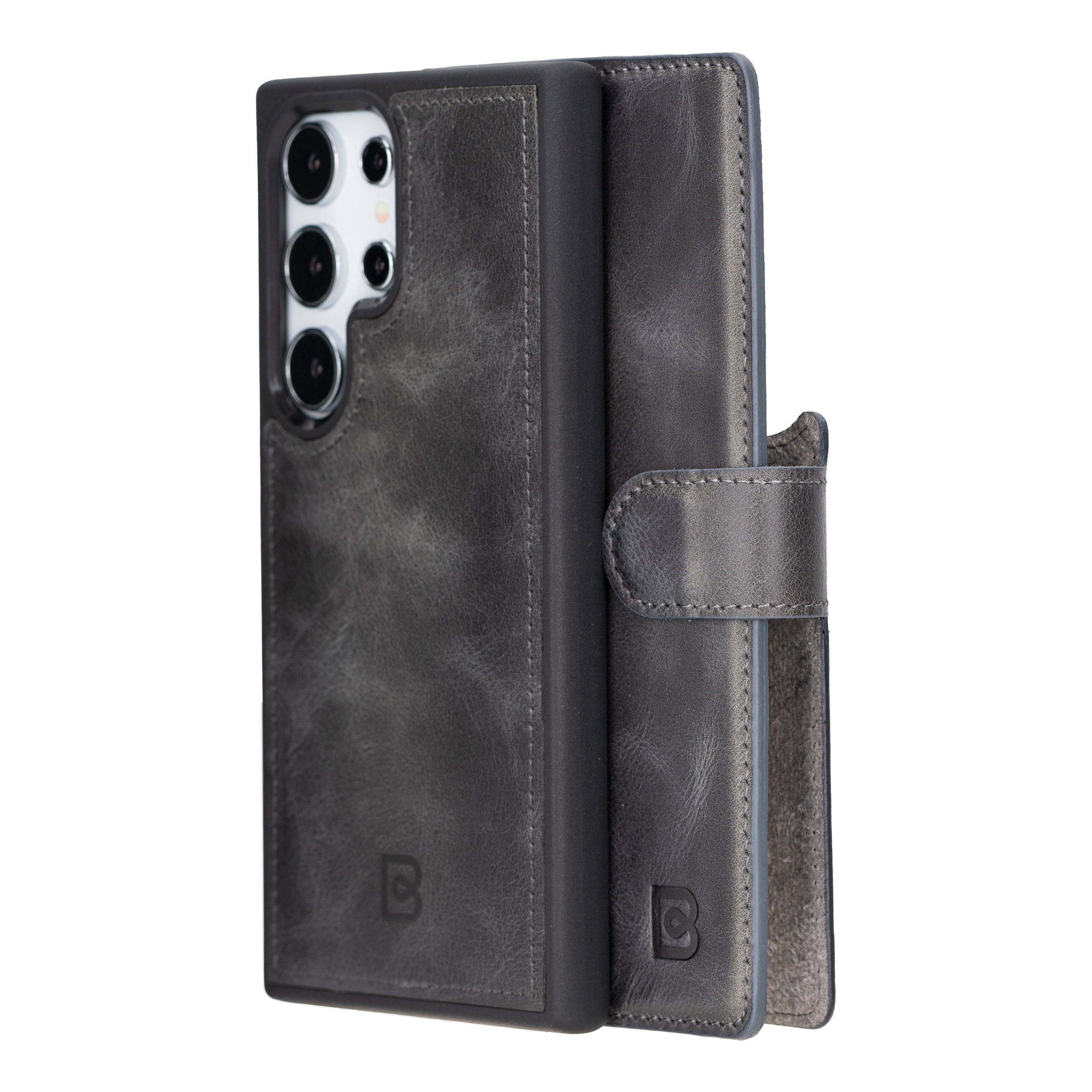 Magic Samsung Galaxy S24 Ultra Detachable Leather Wallet Case
