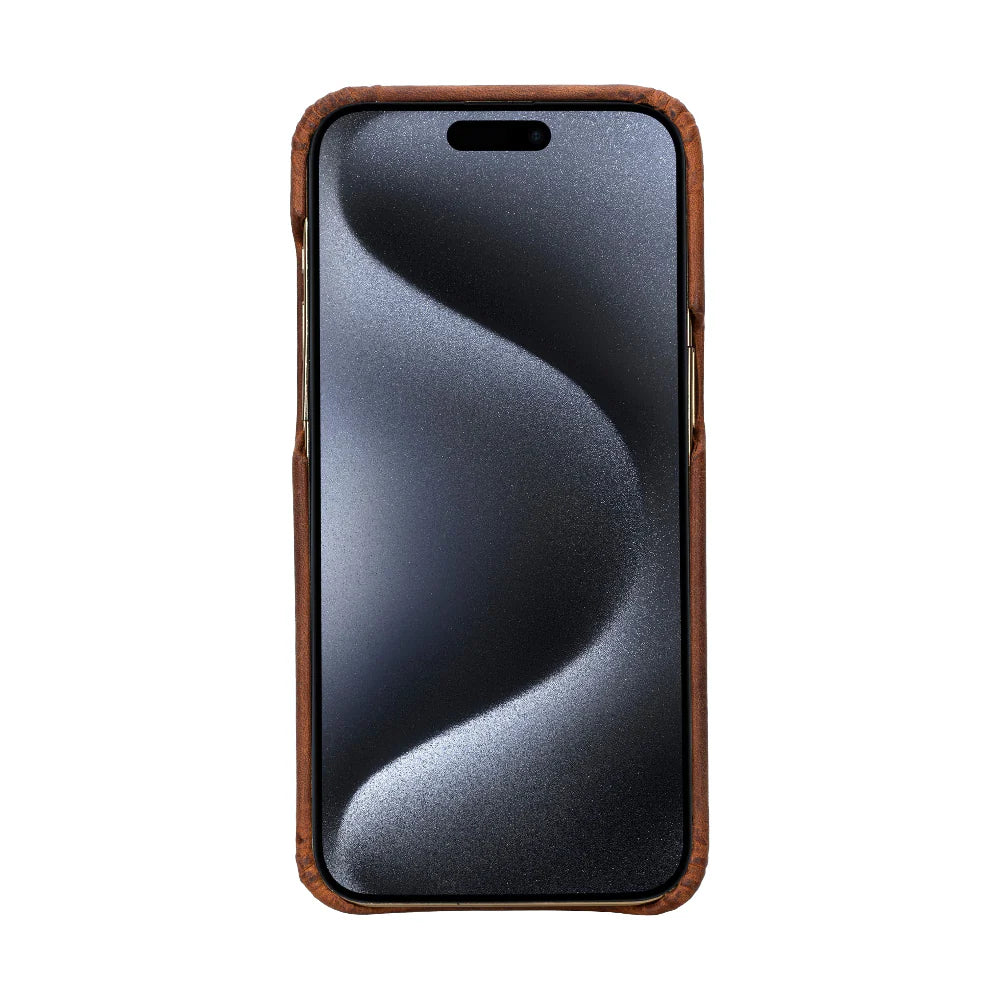 F360 iPhone 16 Pro Hakiki Deri Kılıf