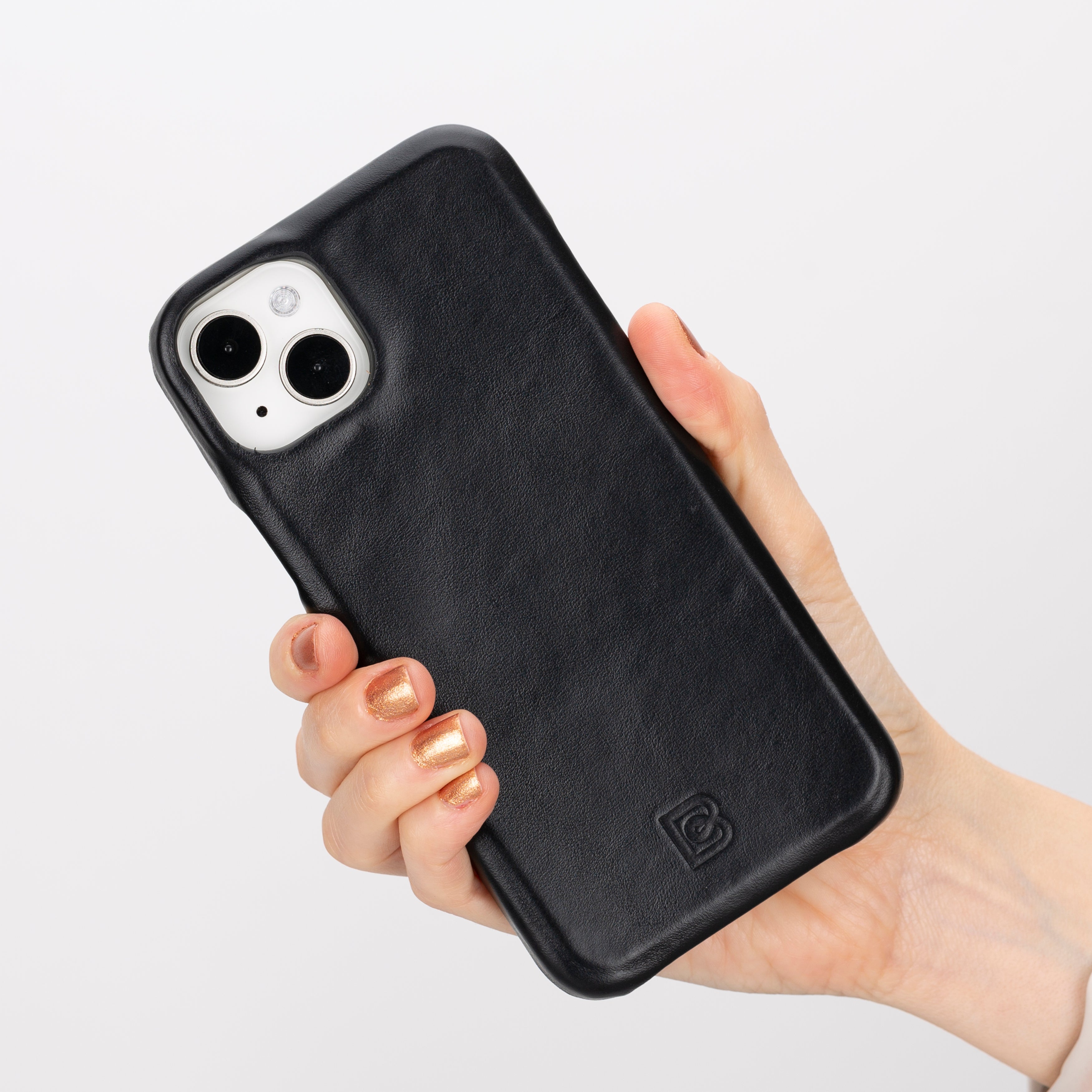 F360 iPhone 16 Plus Genuine Leather Case