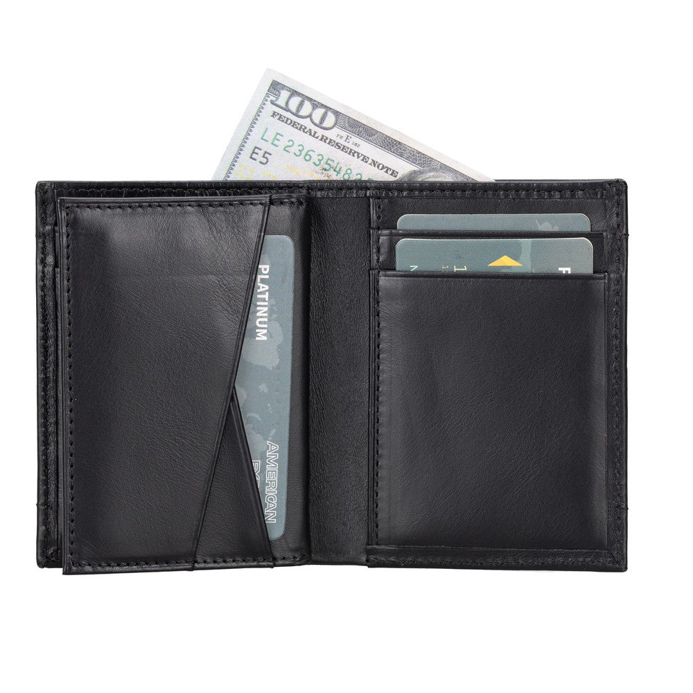 Airmaka Genuine Leather Card Holder With Airtag Slot