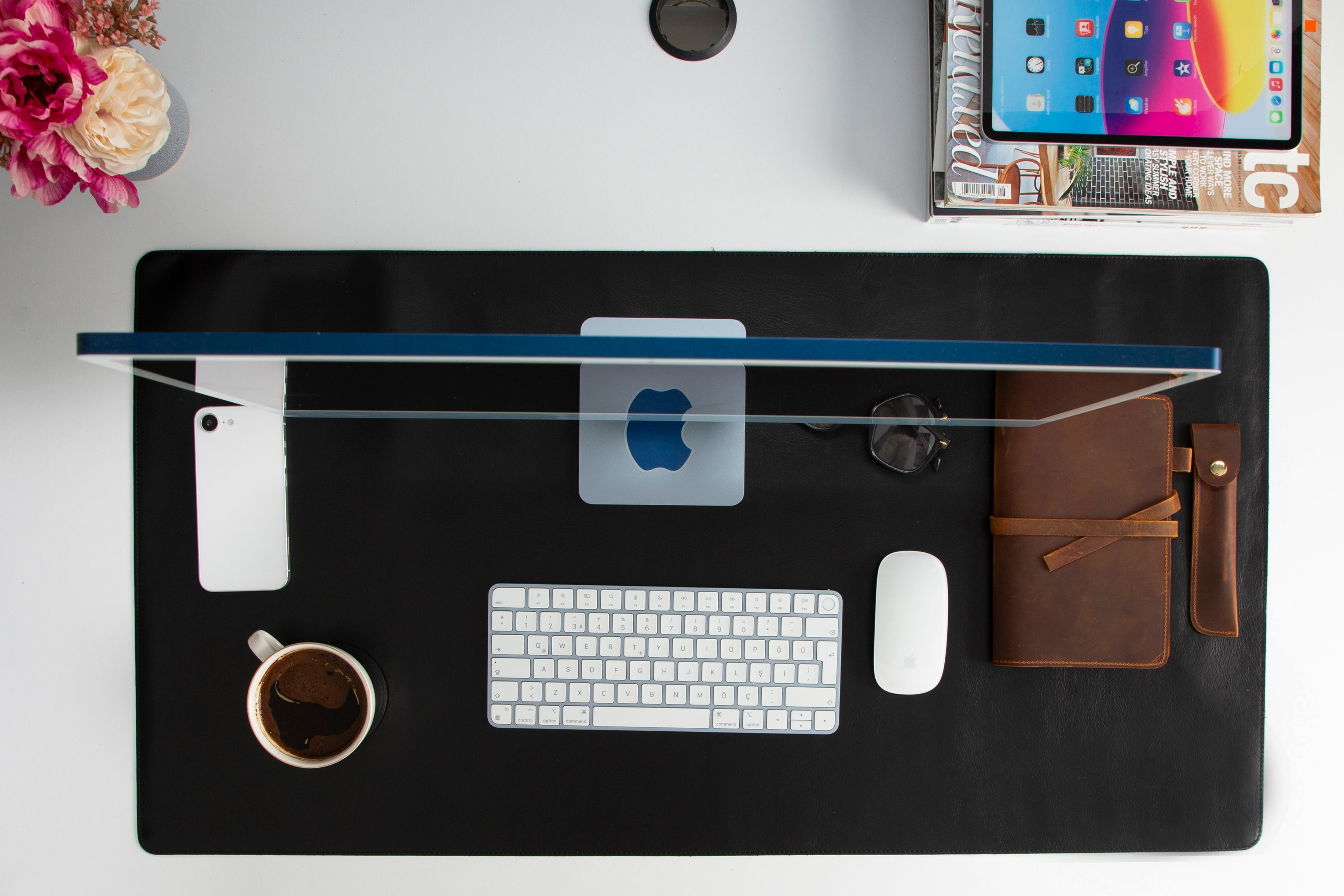 Genuine Natural Leather Desk Mat