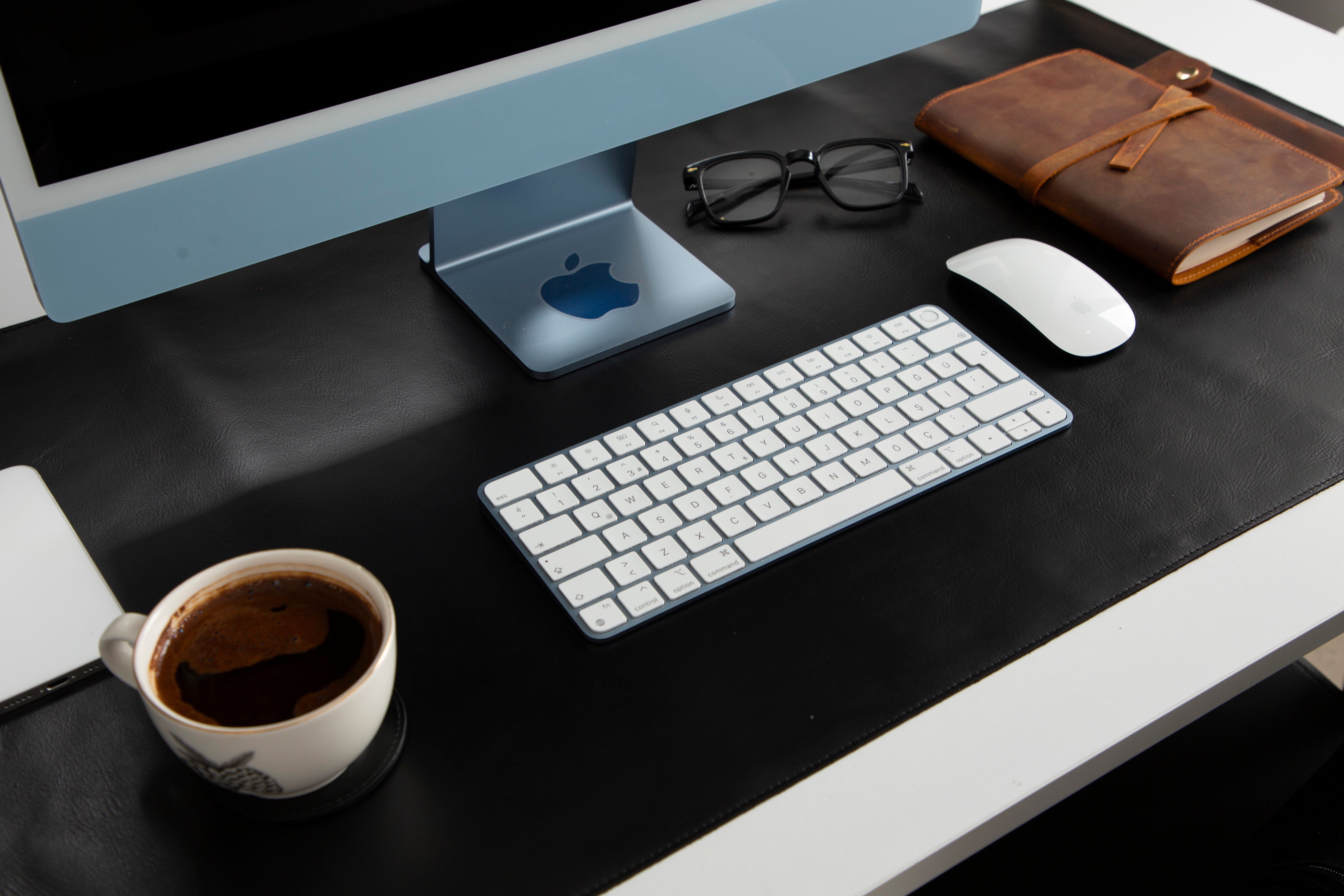 Genuine Natural Leather Desk Mat