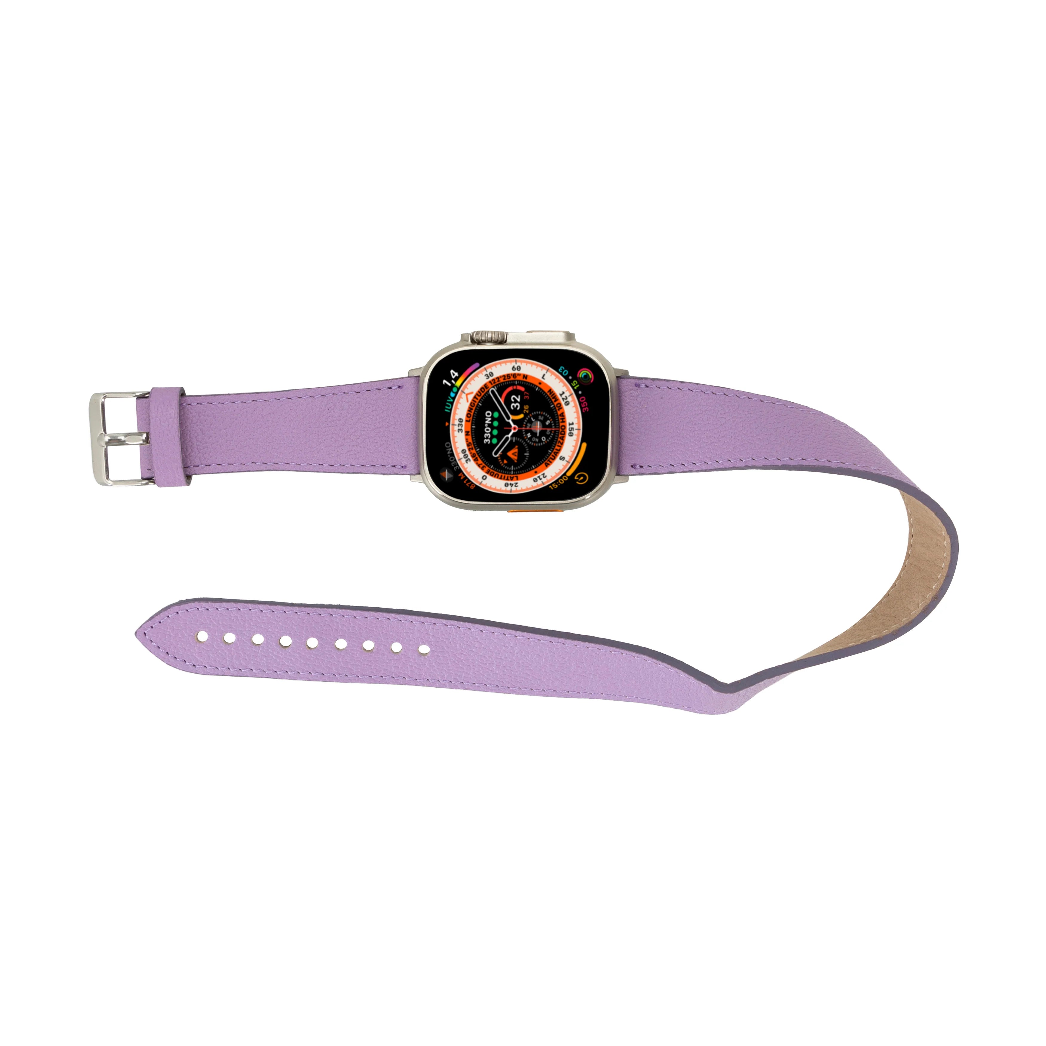 Double Tour Gerçek Deri Apple Watch Kordonu