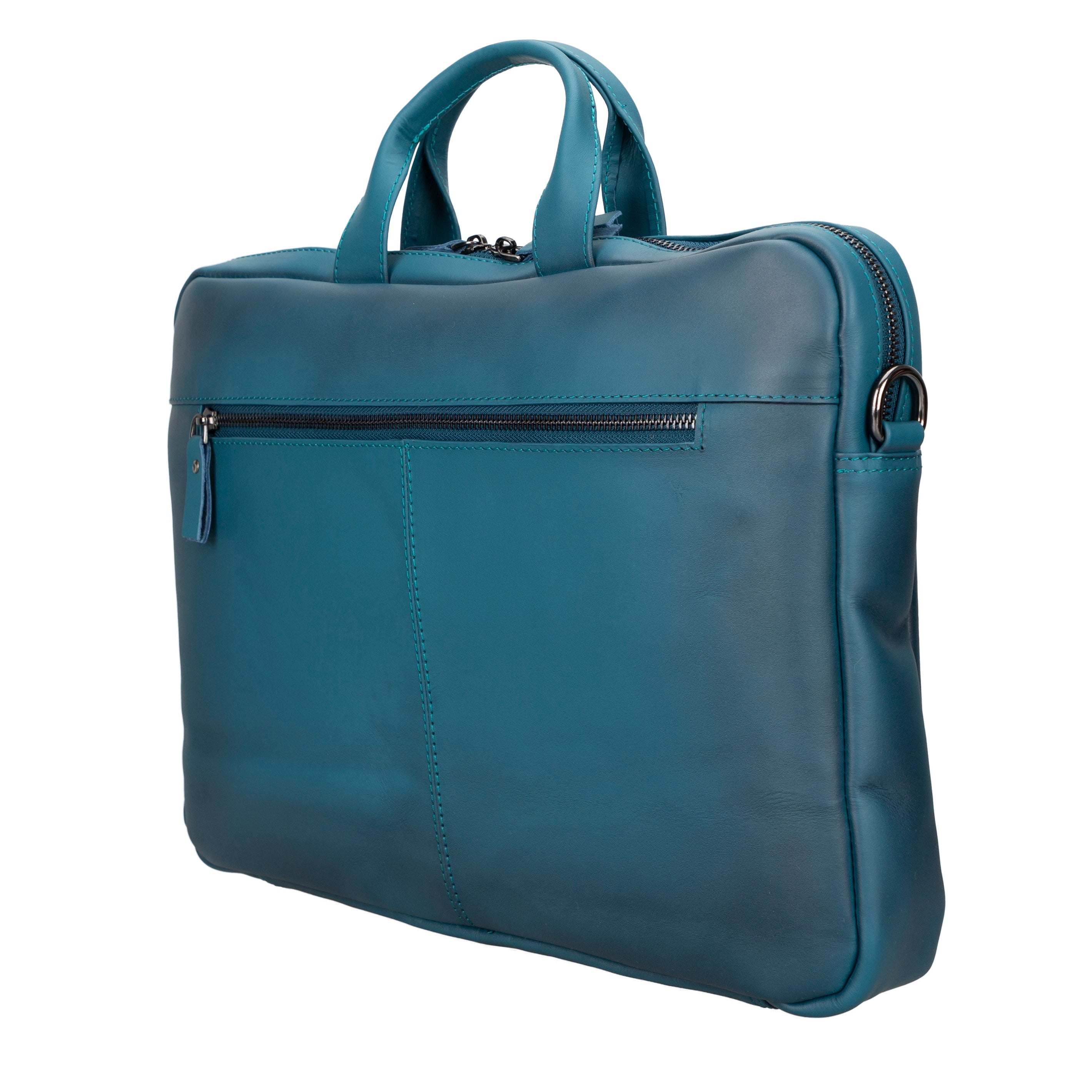 Apollo Leather Business Briefcase / Laptop Case 14"
