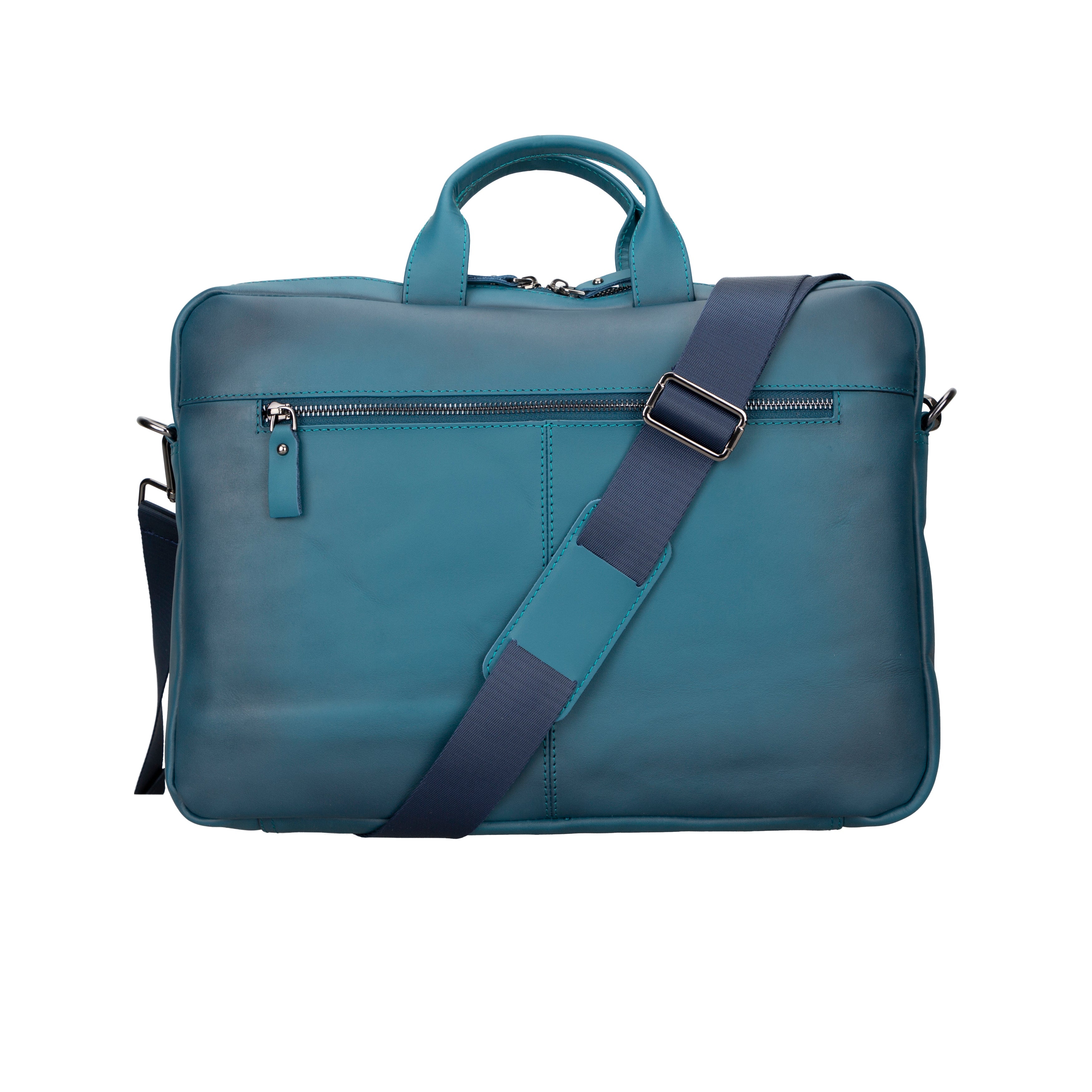 Apollo Leather Business Briefcase / Laptop Case 14"