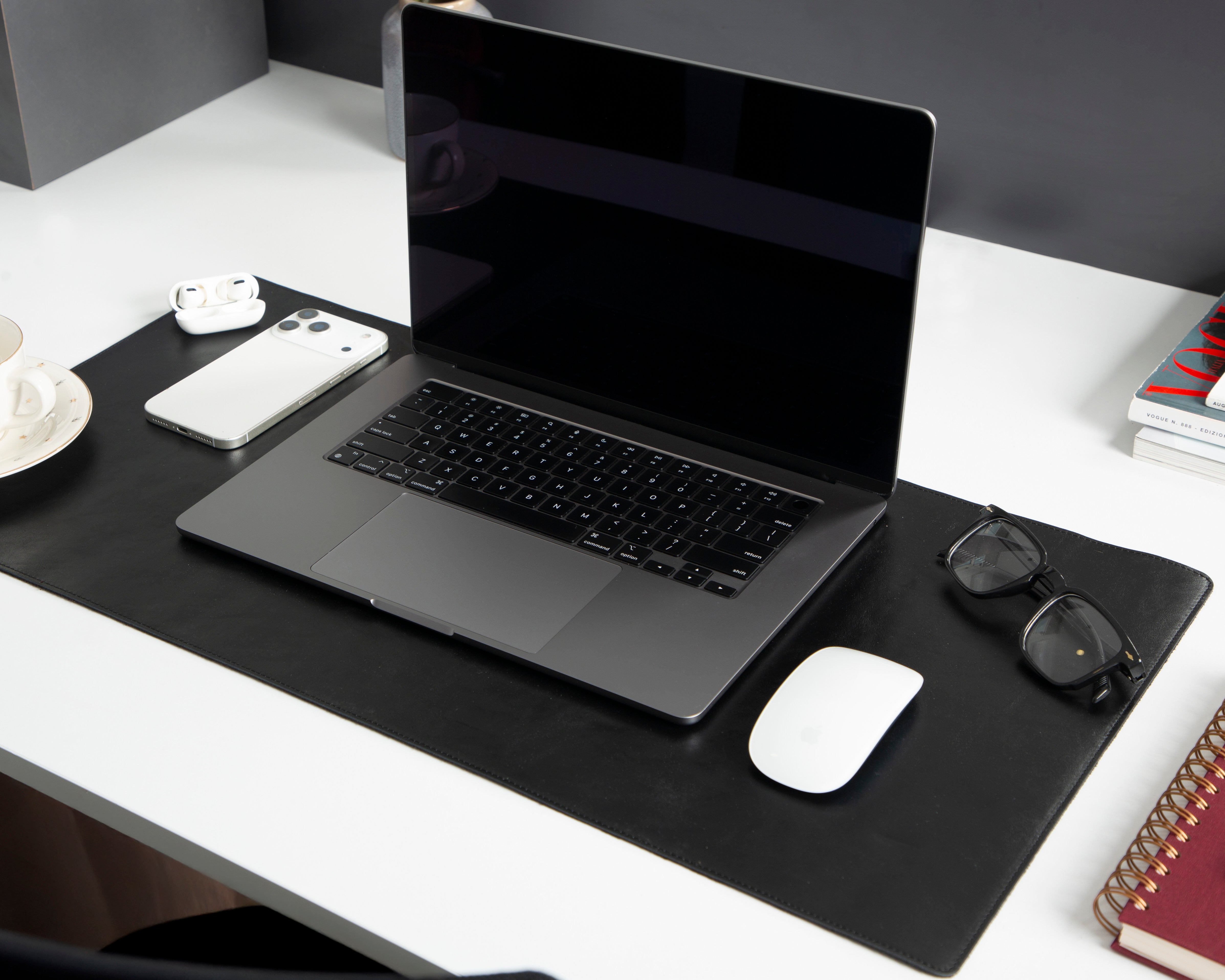 Deskora Genuine Leather Desk Mat (30 cm X 46 cm)