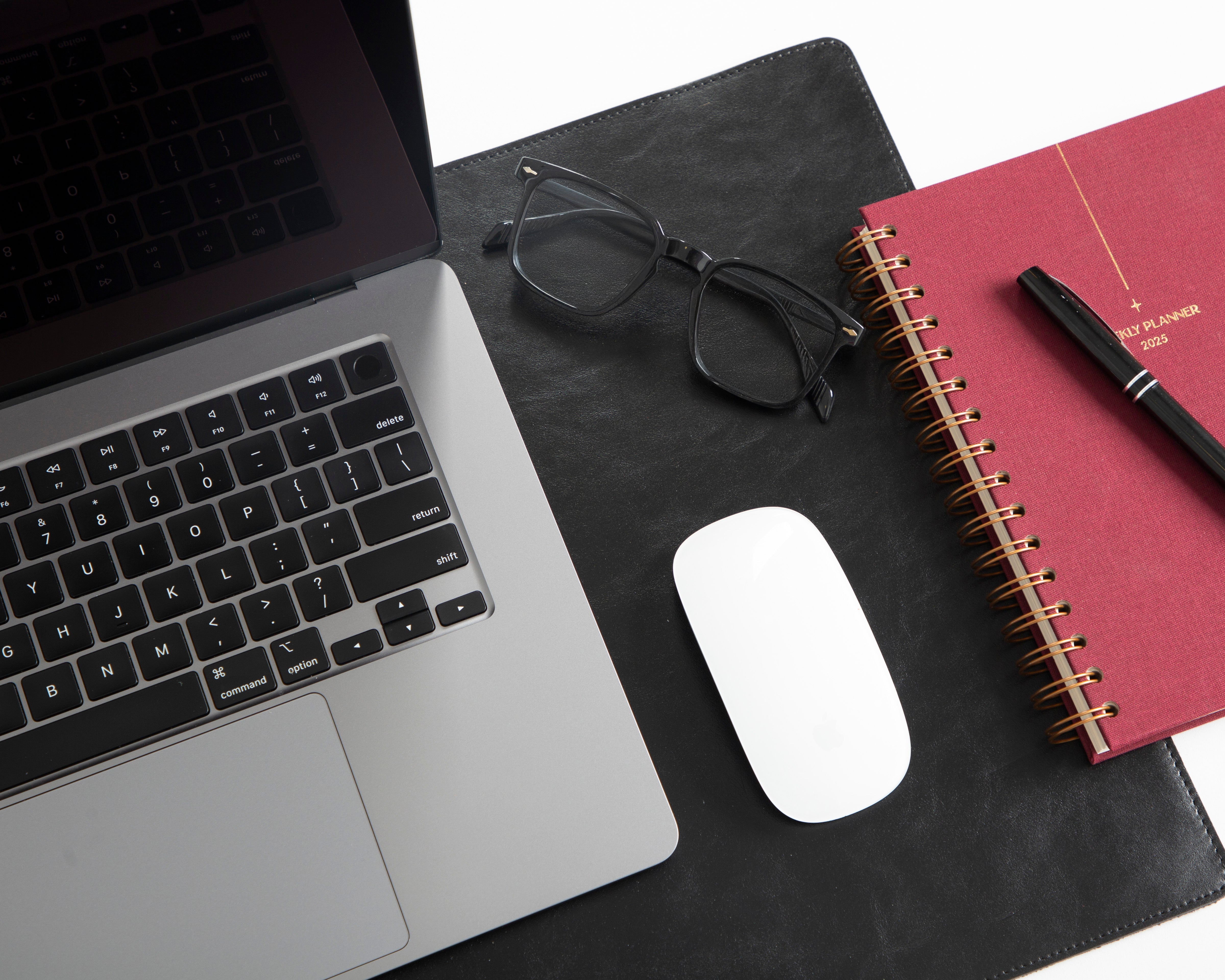 Natural Genuine Leather Desk Mat, Small