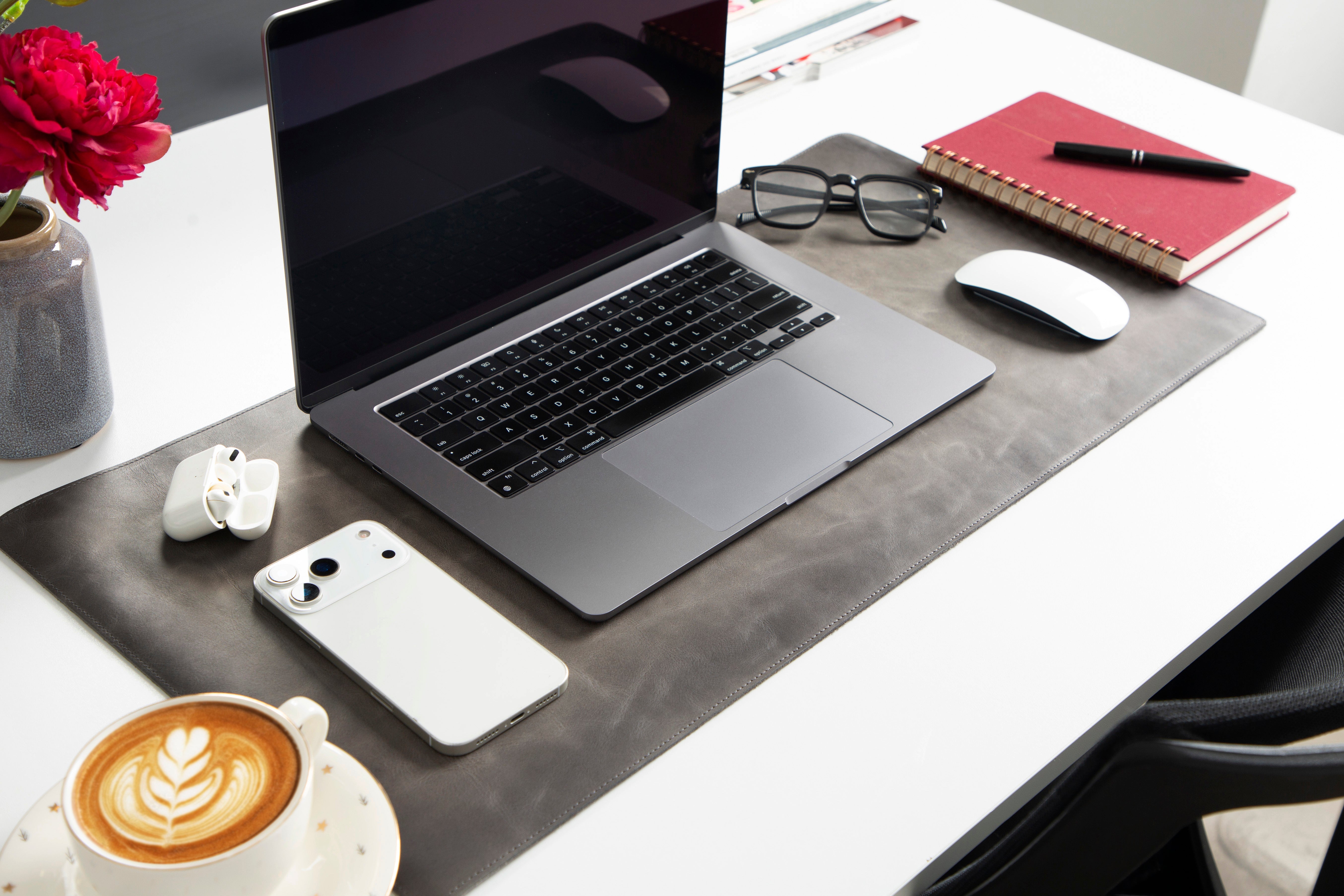 Deskora Genuine Leather Desk Mat (30 cm X 46 cm)