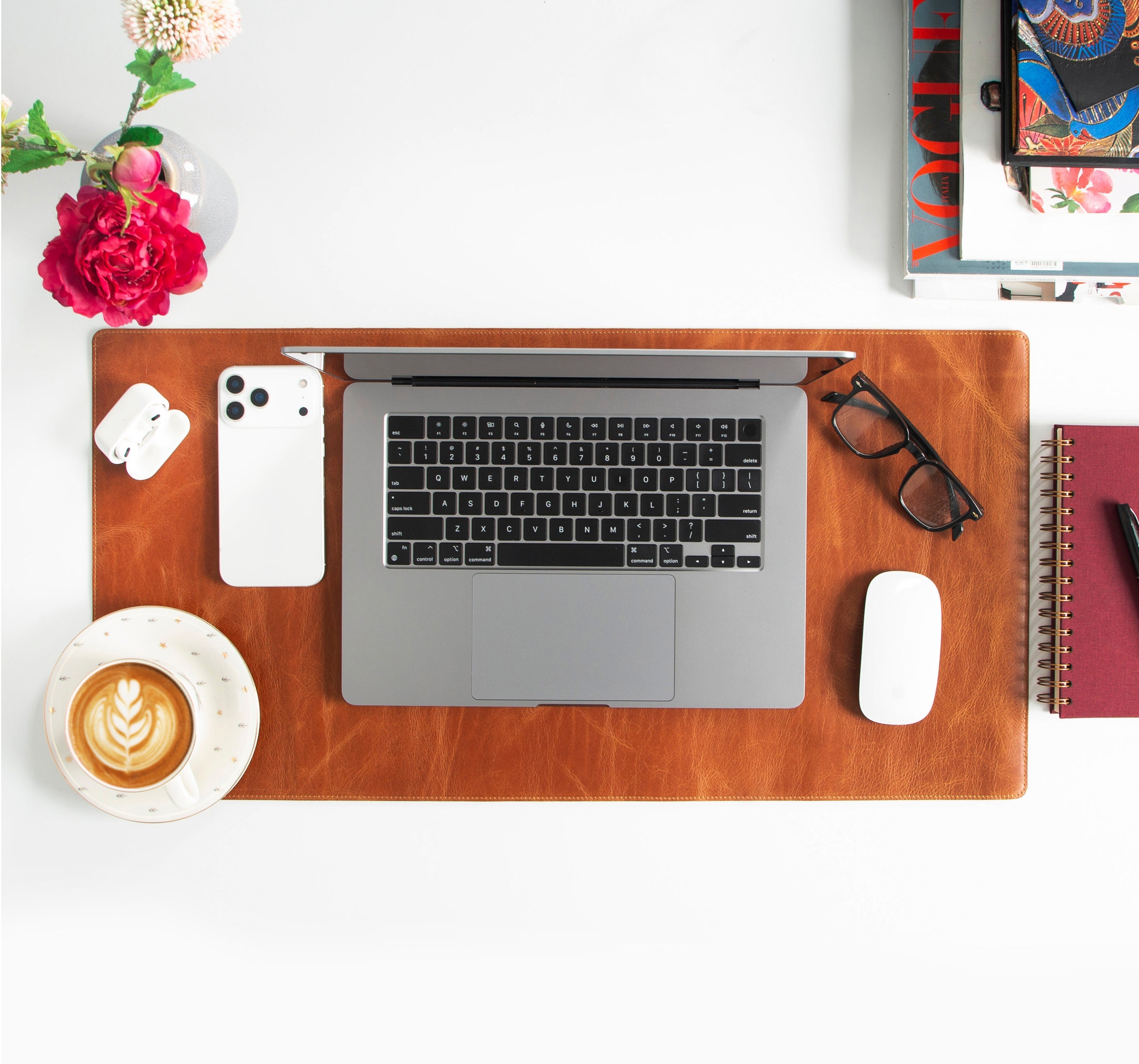 Deskora Genuine Leather Desk Mat (30 cm X 46 cm)
