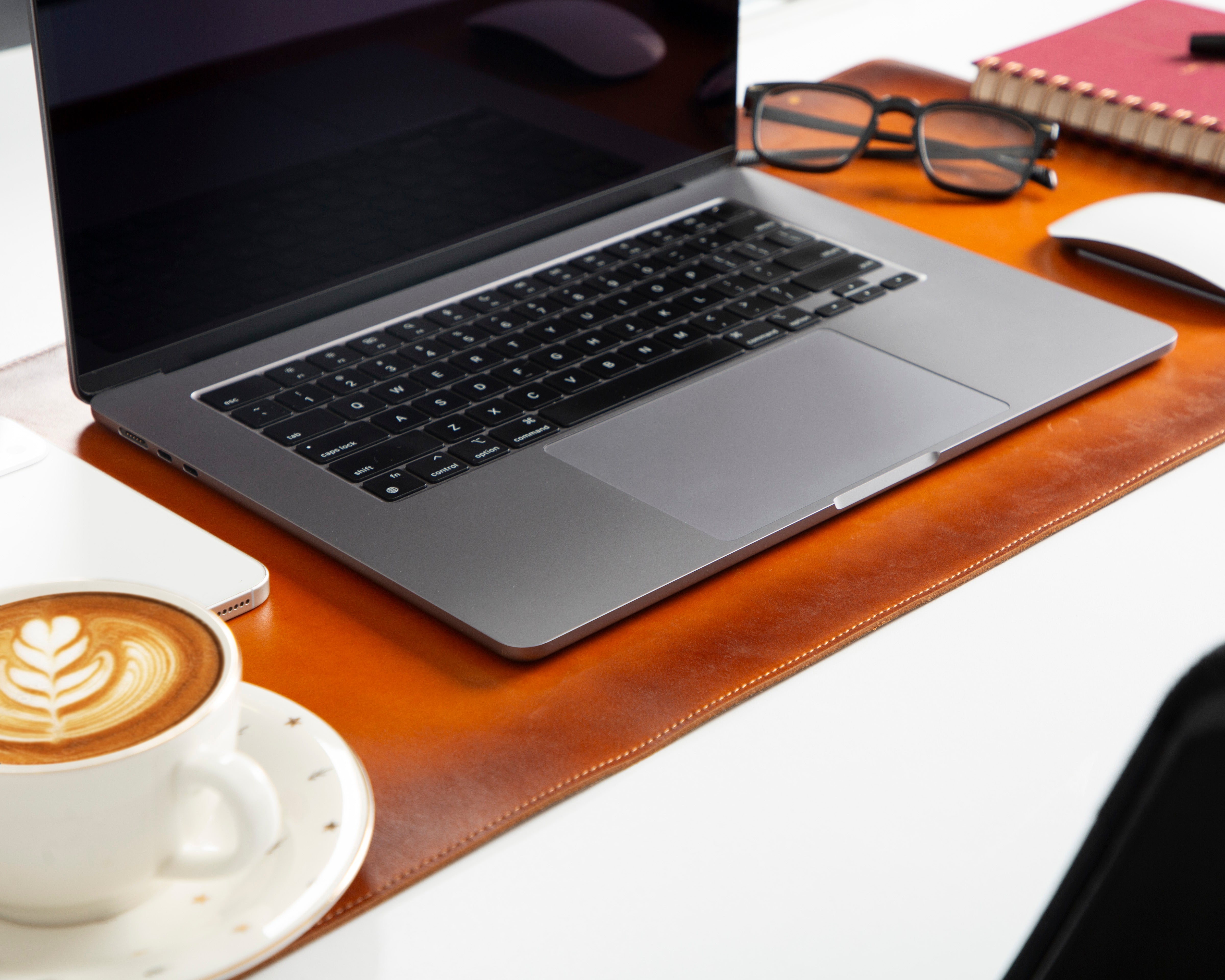 Deskora Genuine Leather Desk Mat (30 cm X 46 cm)