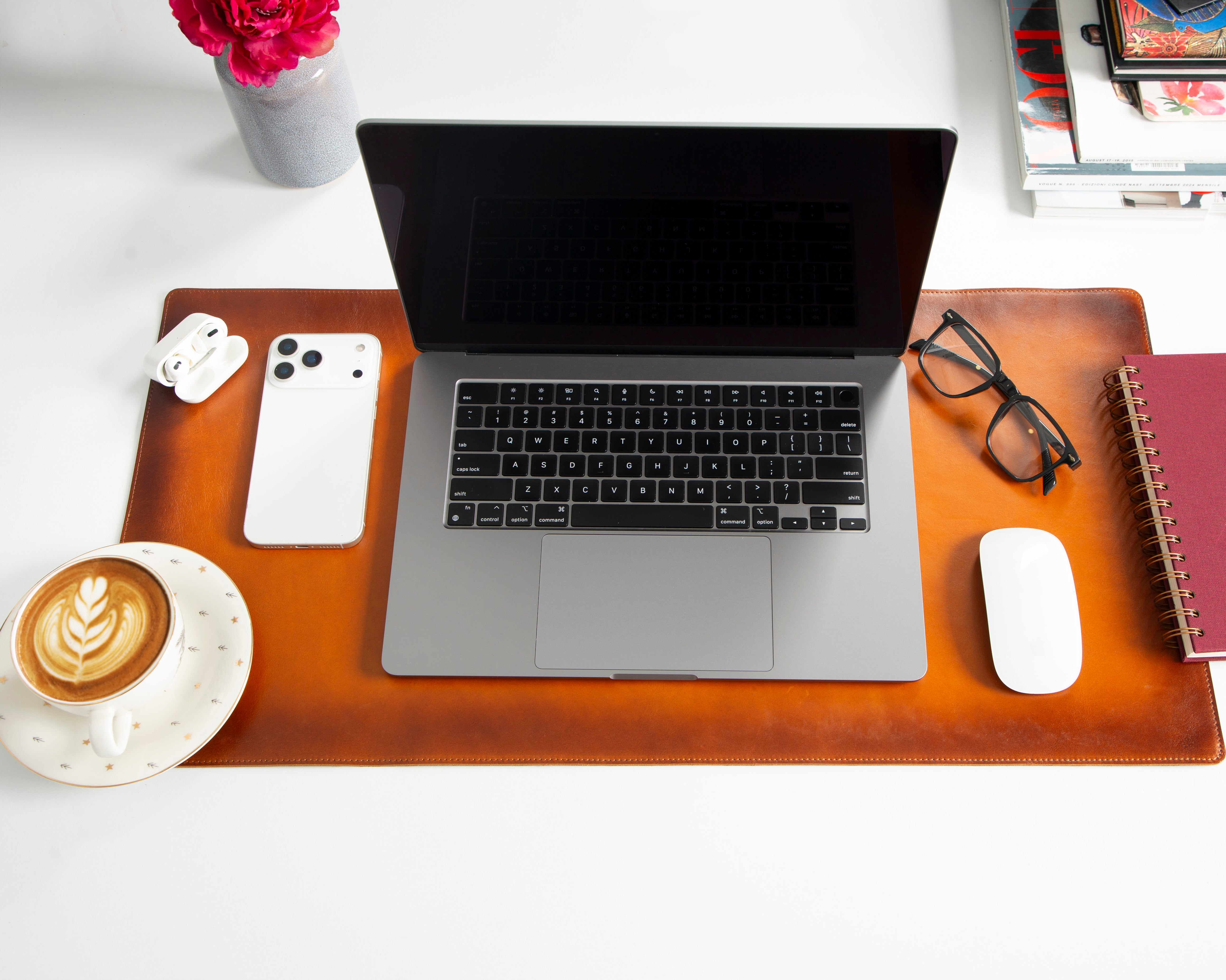 Deskora Genuine Leather Desk Mat (30 cm X 46 cm)