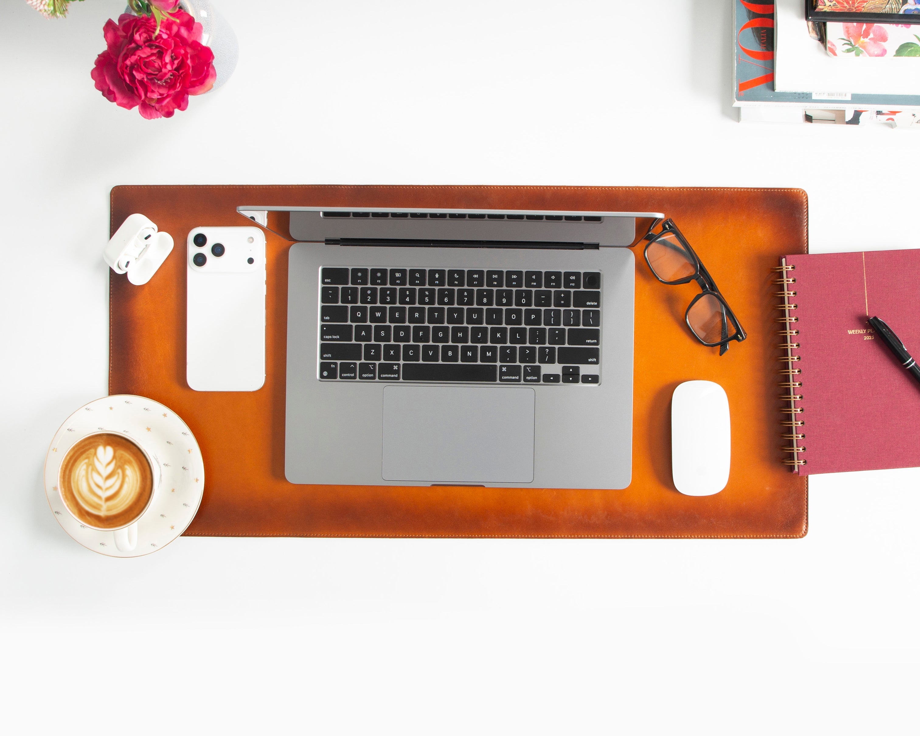 Deskora Genuine Leather Desk Mat (30 cm X 46 cm)