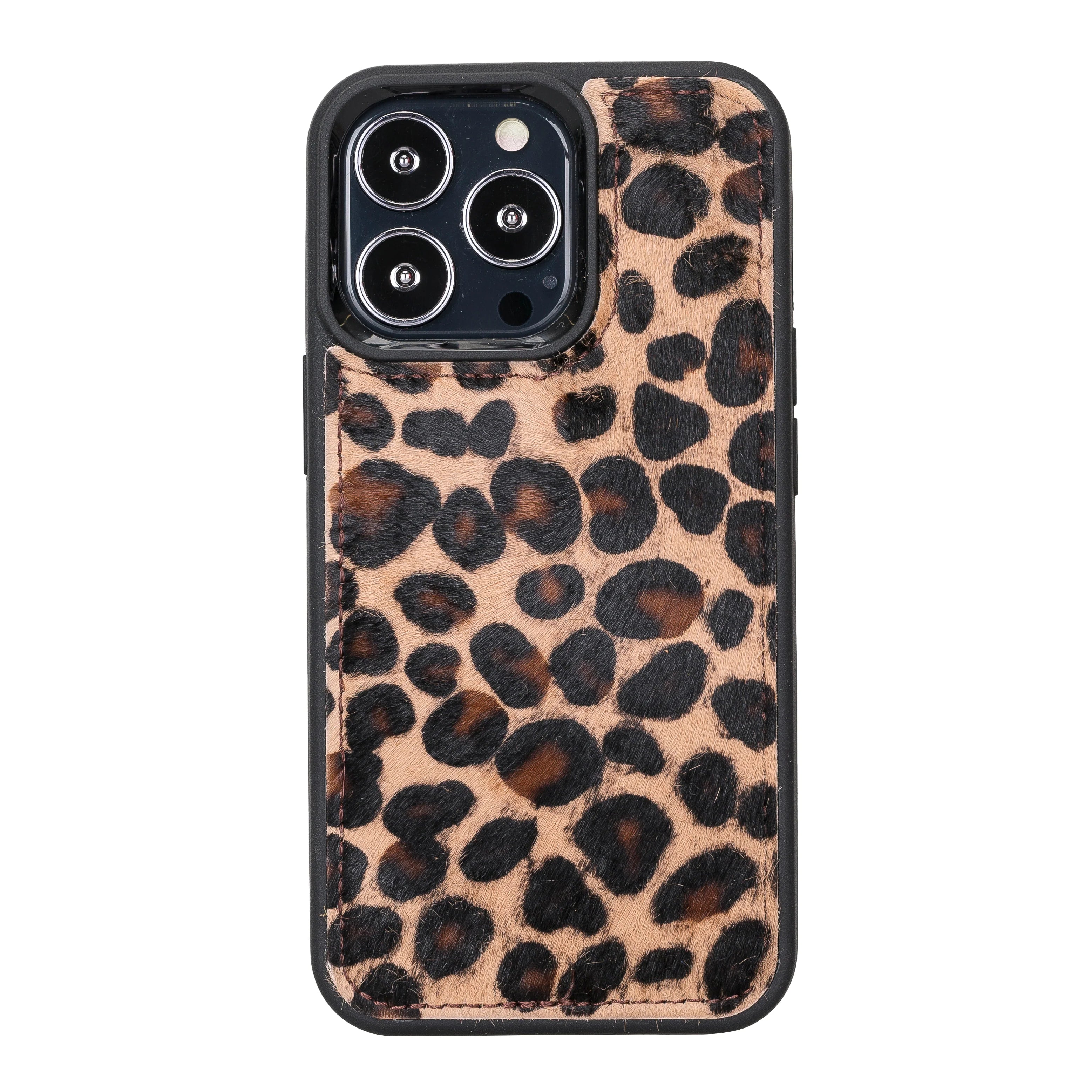 Magic iPhone 13 Pro Genuine Leather Detachable Wallet Case