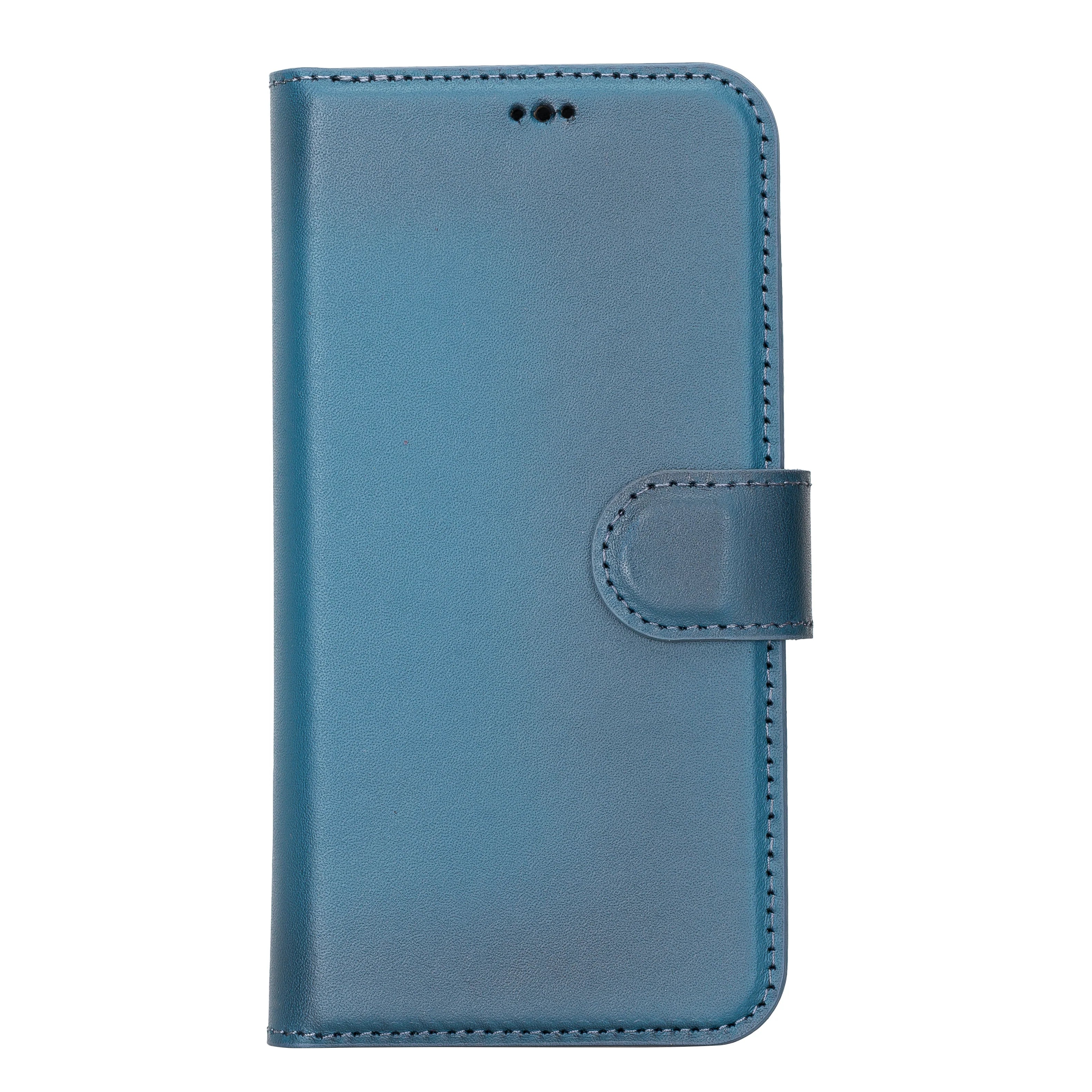 Magic iPhone 13 Pro Genuine Leather Detachable Wallet Case