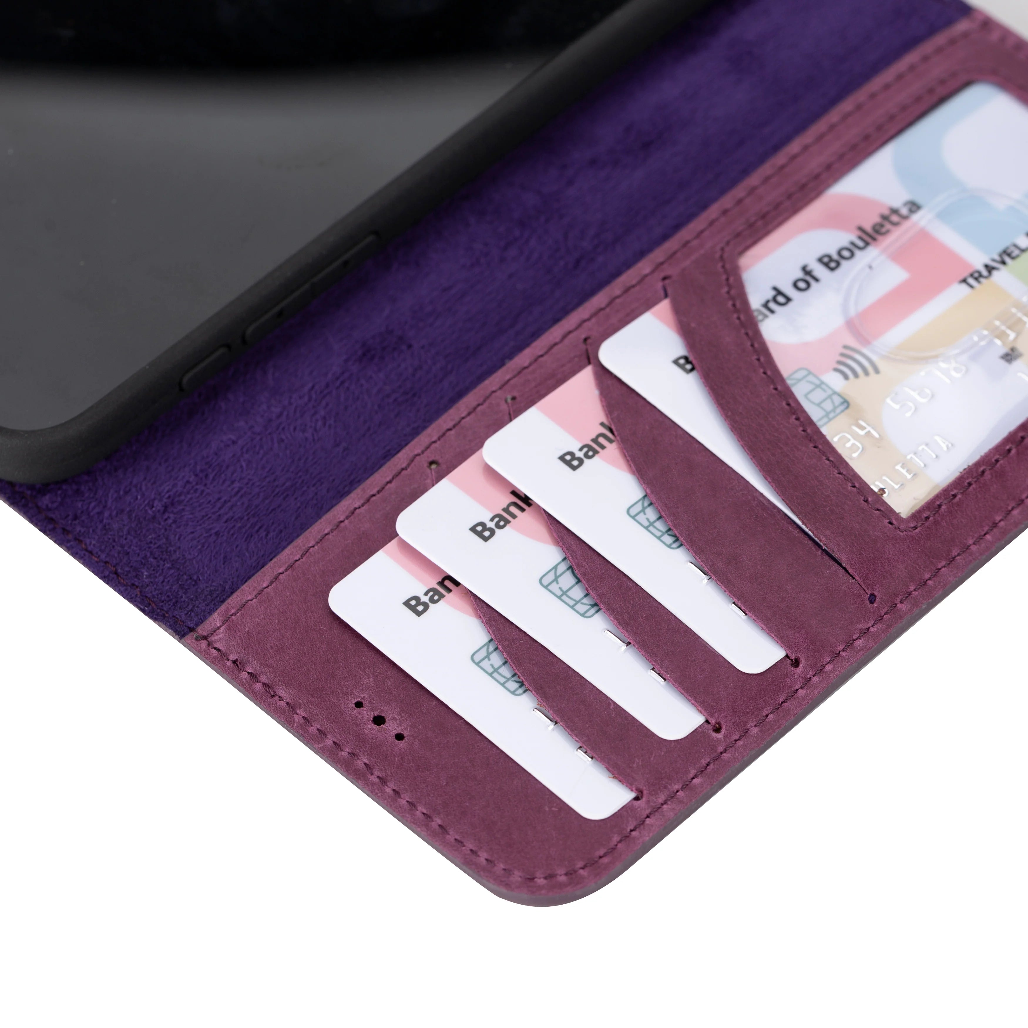Magic iPhone 16 Orijinal Deri Çıkarılabilir Cüzdan Kılıf