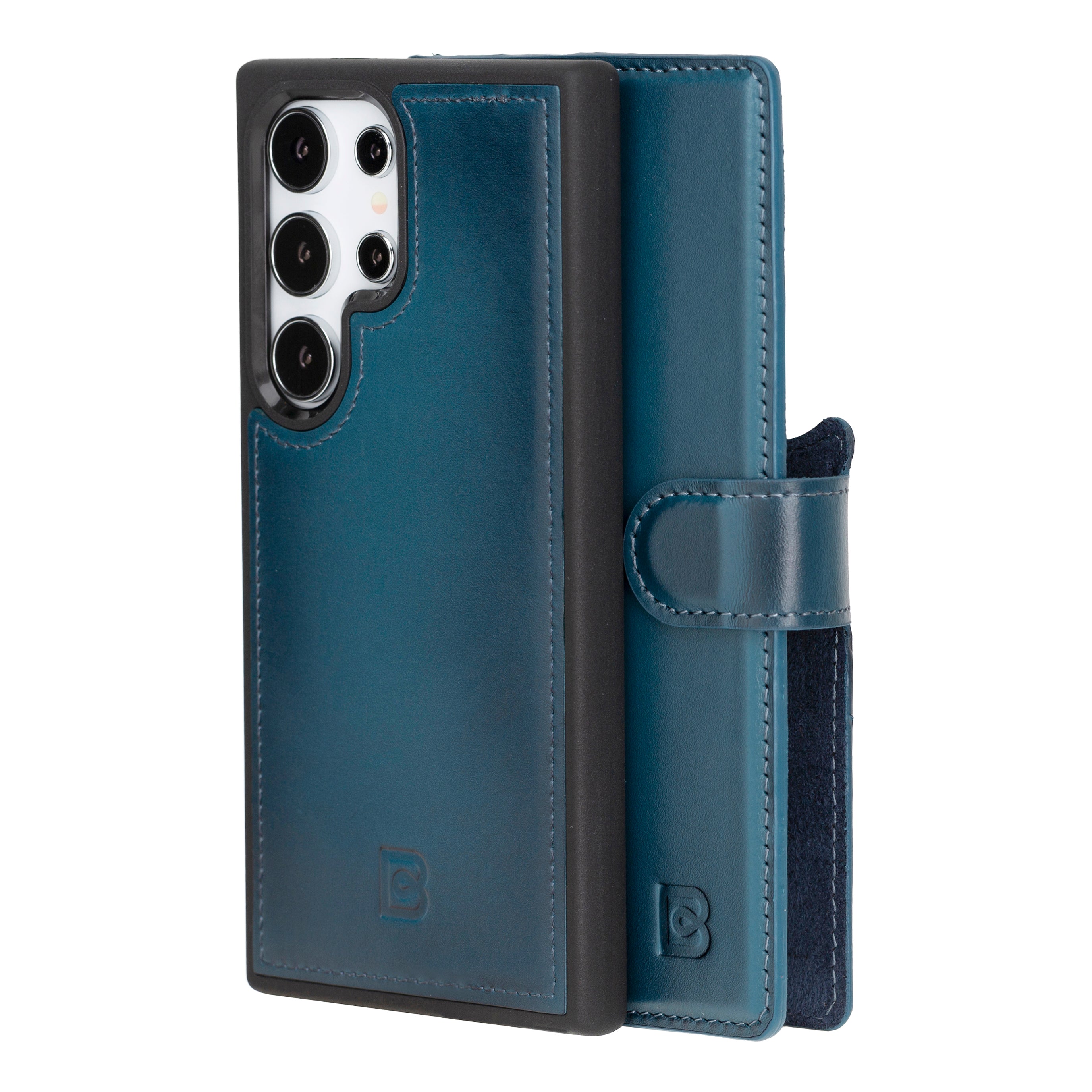 Magic Samsung Galaxy S24 Ultra Detachable Leather Wallet Case