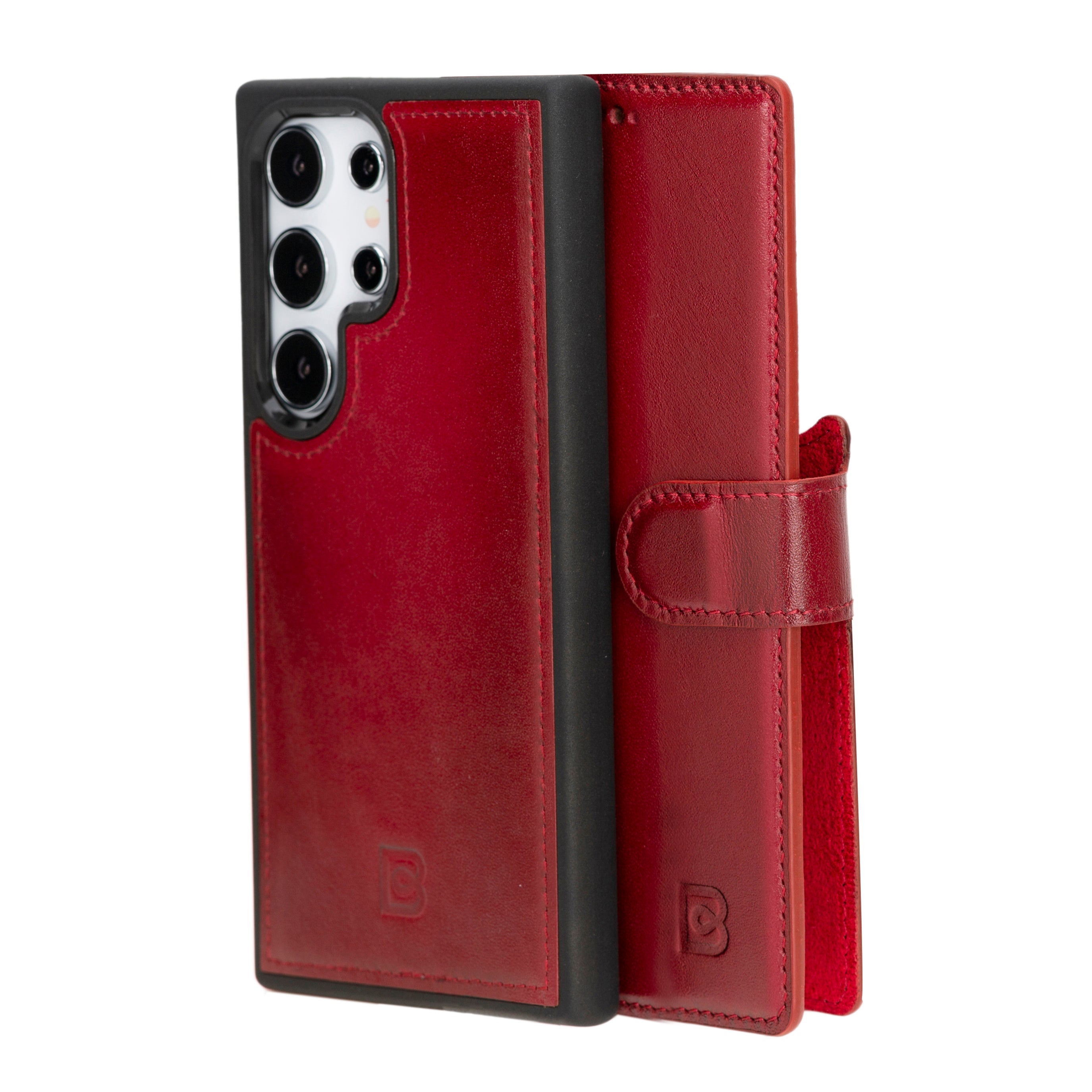 Magic Samsung Galaxy S24 Ultra Detachable Leather Wallet Case
