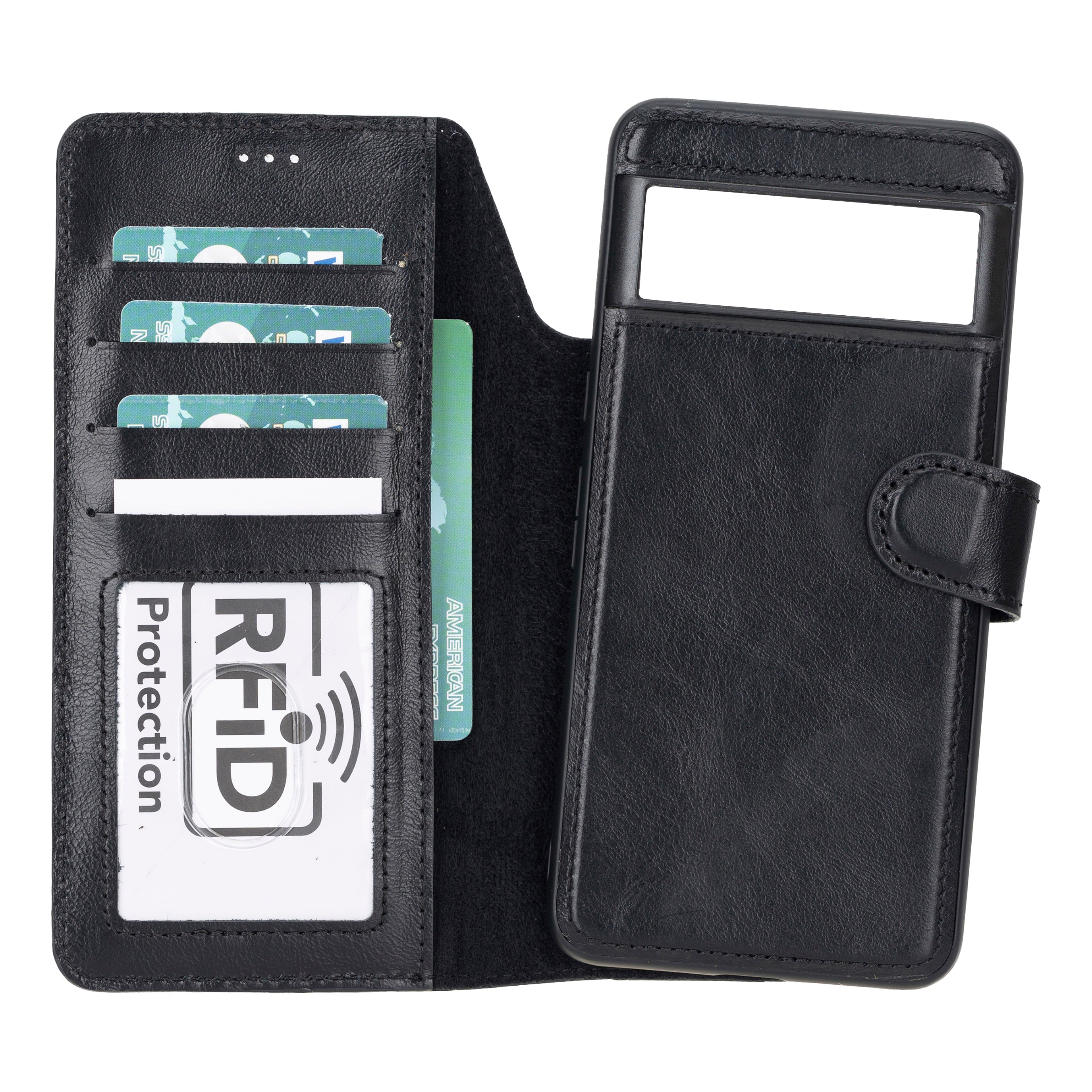 Magic Google Pixel 8 Detachable Leather Wallet Case