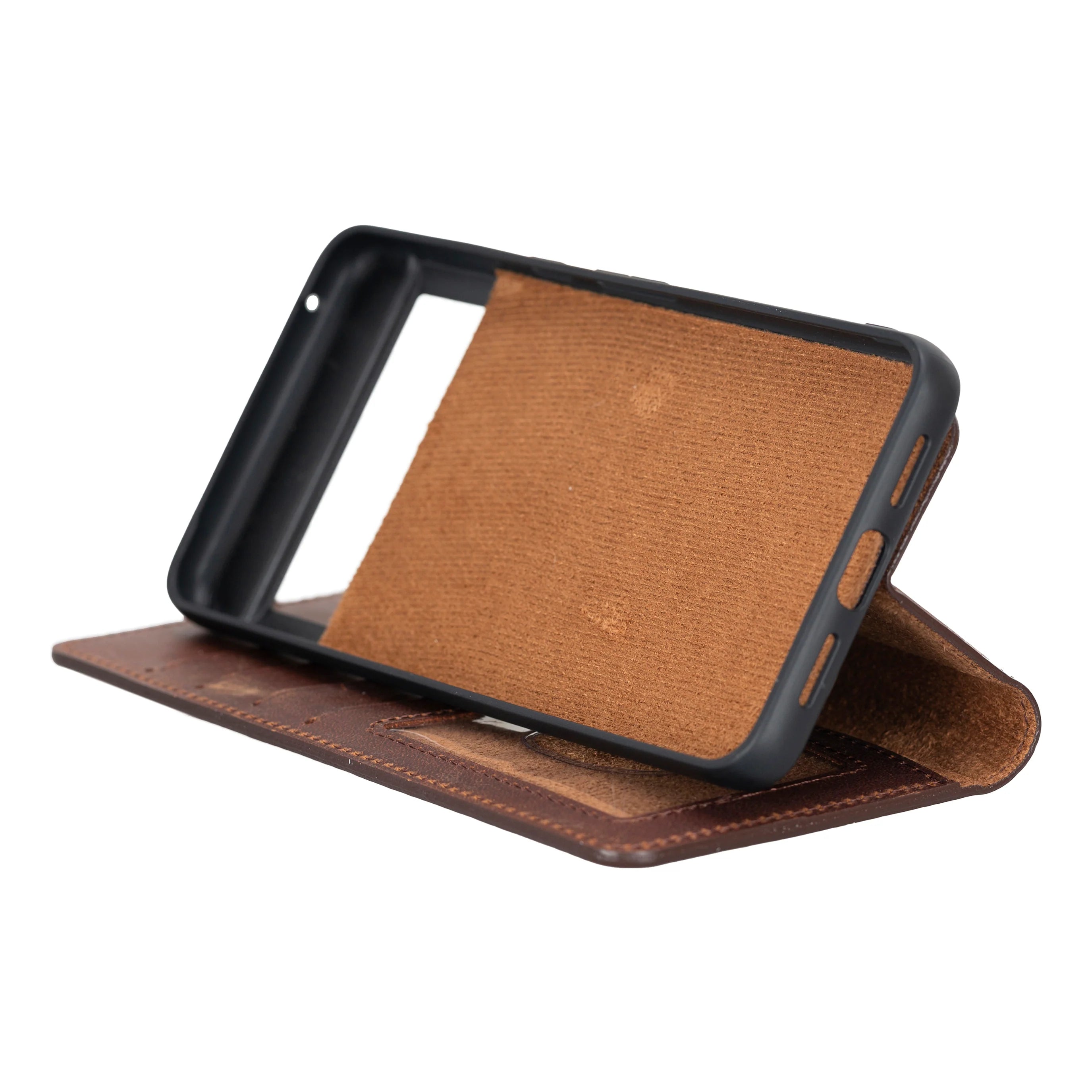 Magic Google Pixel 10 / 10 Pro Genuine Leather Detachable Wallet Case