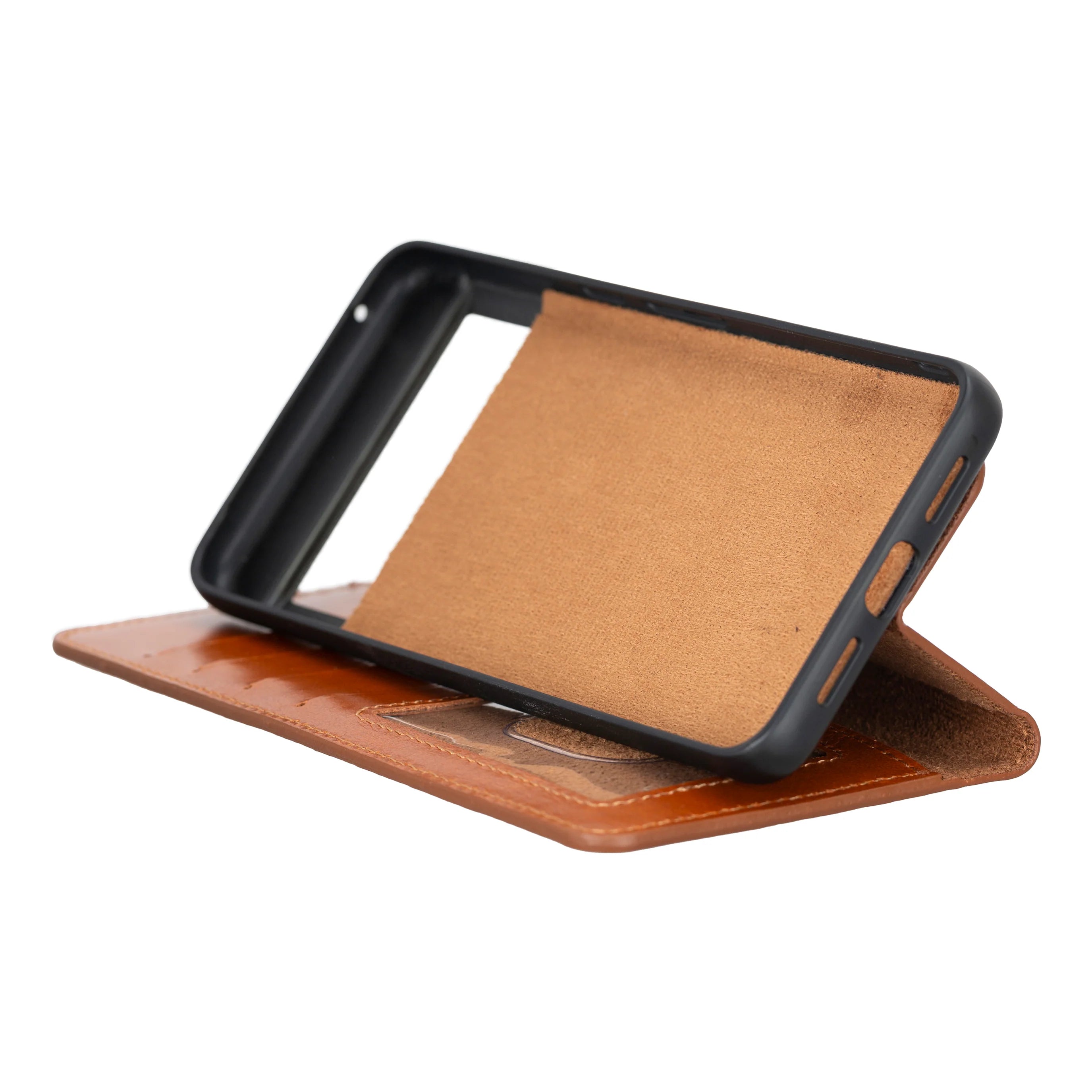 Magic Google Pixel 10 / 10 Pro Genuine Leather Detachable Wallet Case