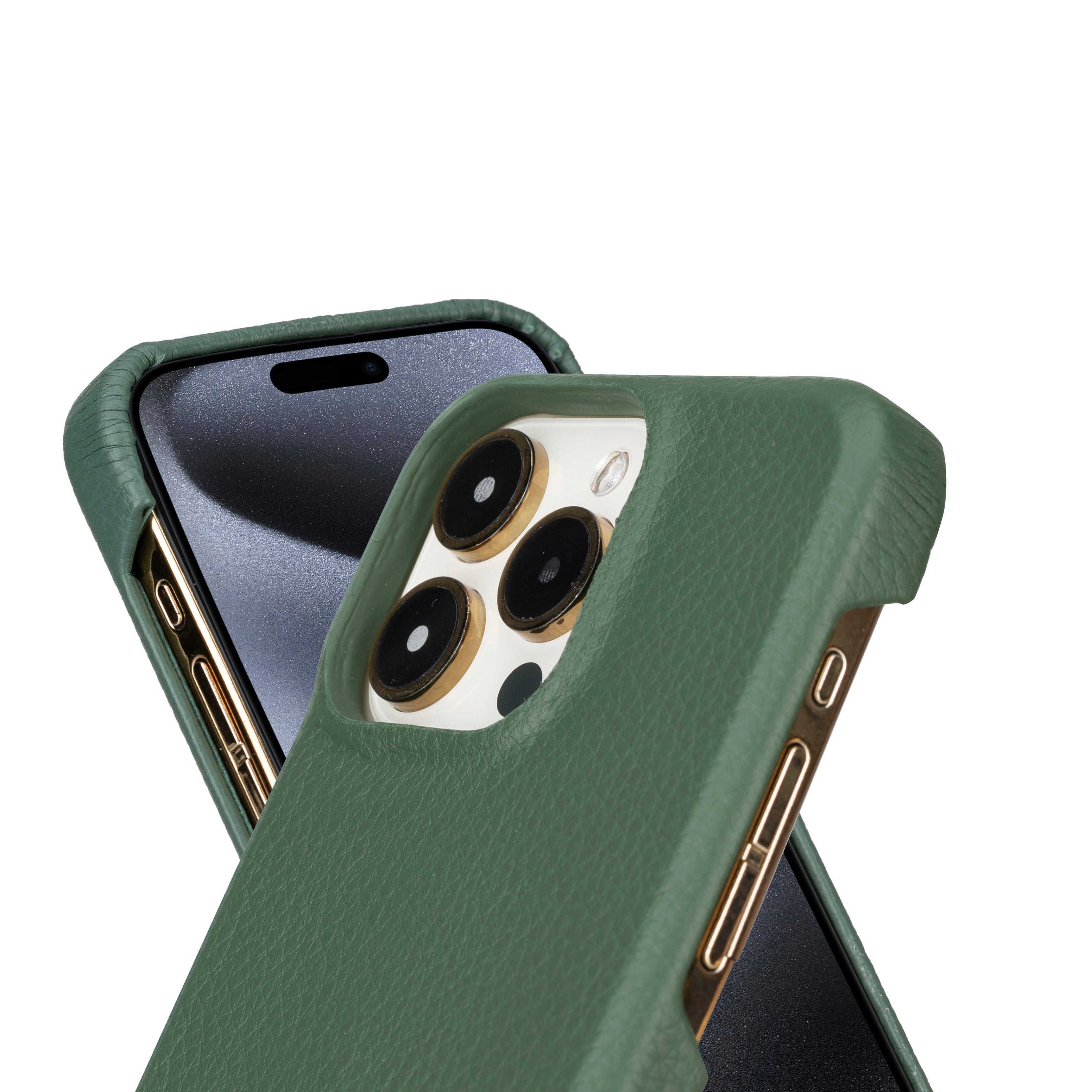 F360 Genuine Leather iPhone 15 Case