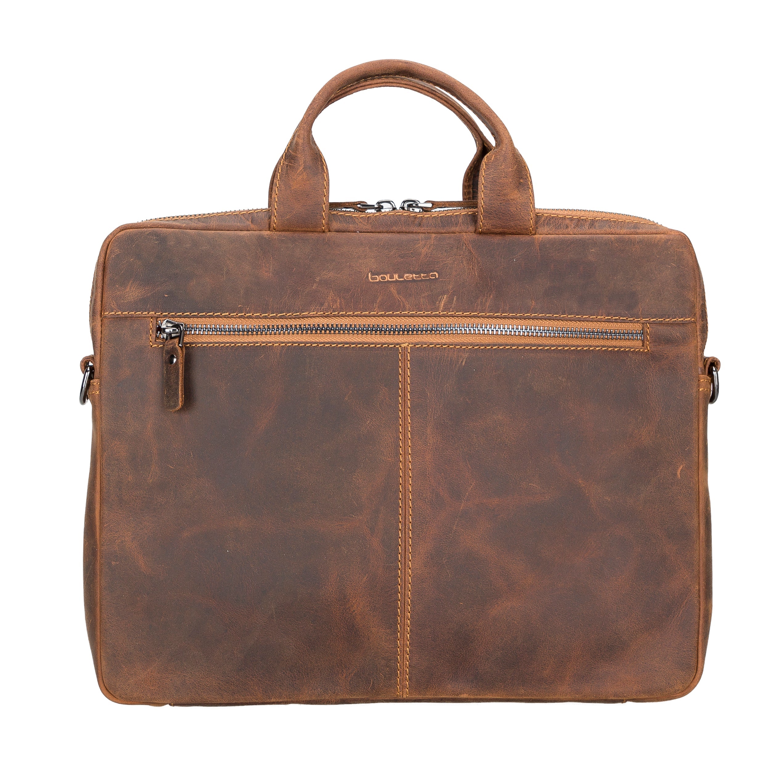 Apollo Leather Business Briefcase / Laptop Case 14"