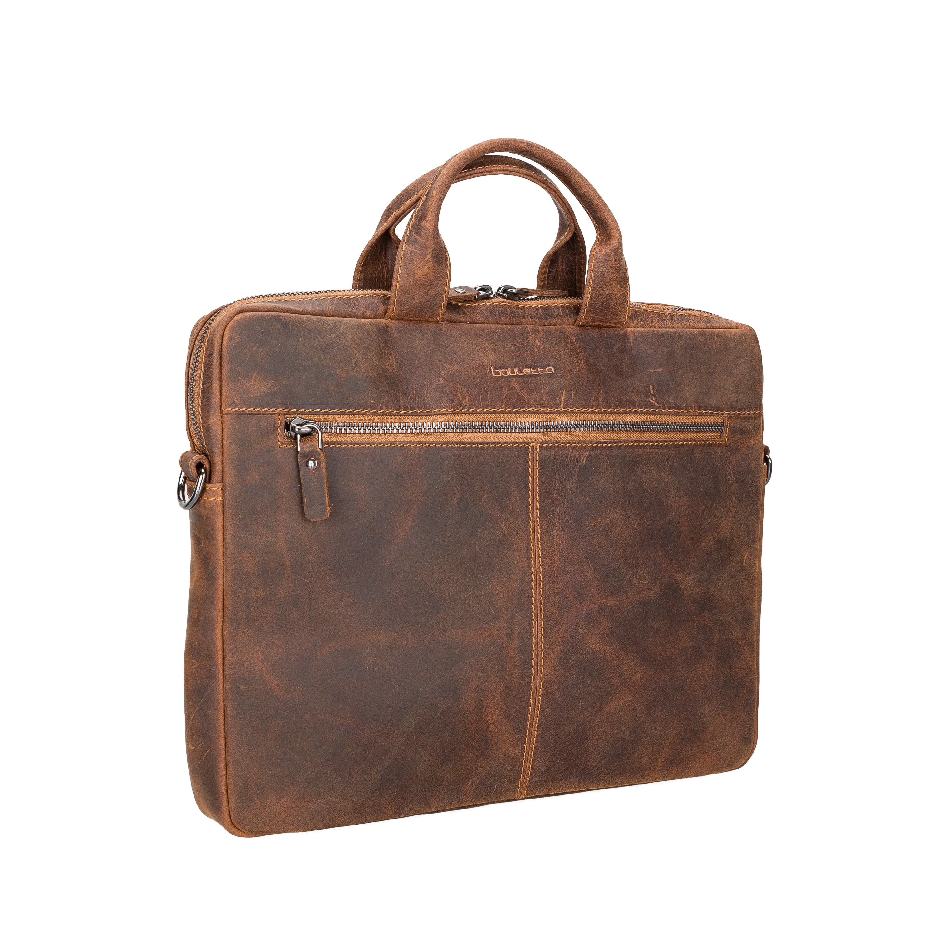 Apollo Leather Business Briefcase / Laptop Case 14"